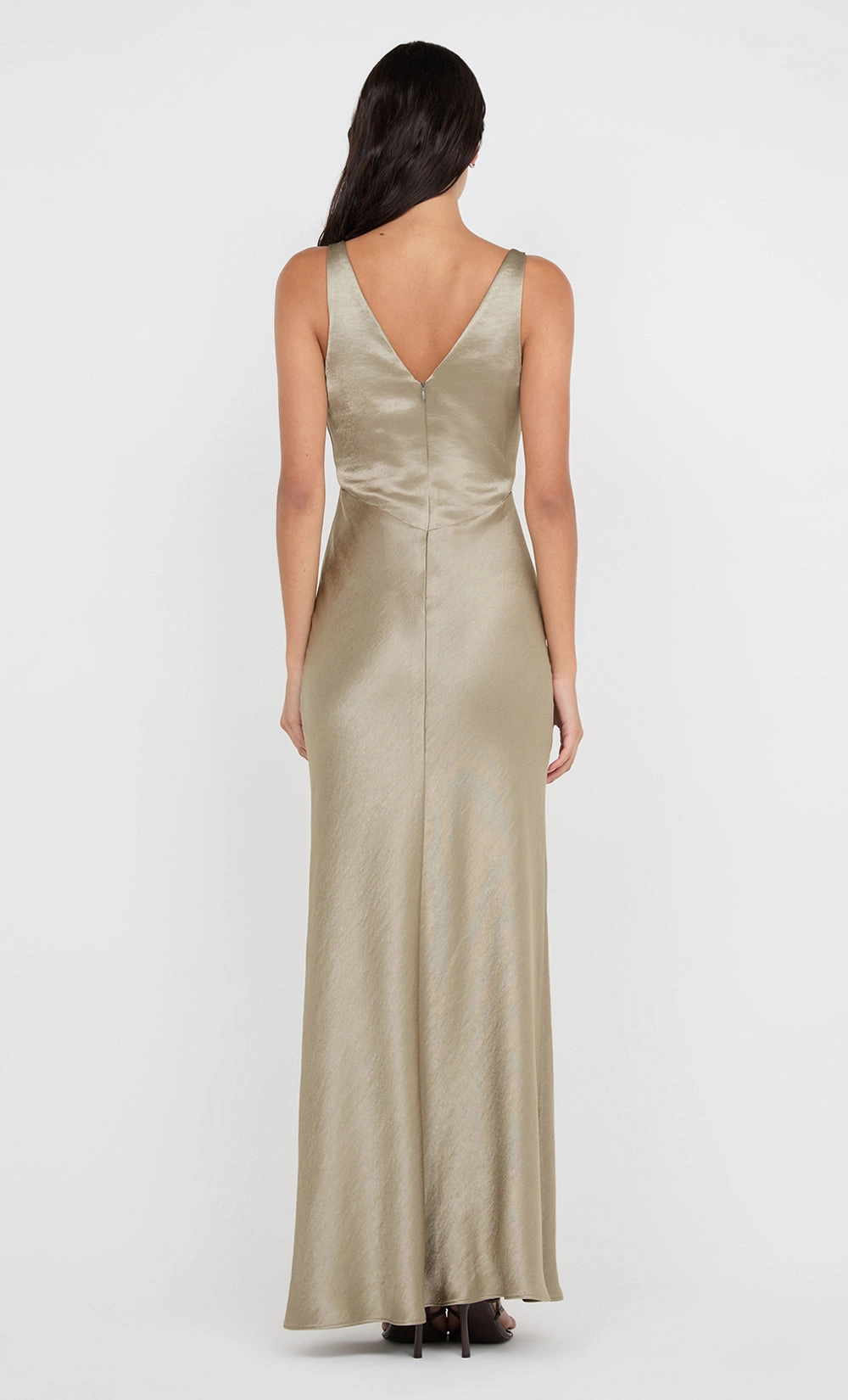 Floral Comfort Casual Style Wear AUSTEN V NECK MAXI DRESS - SAGE