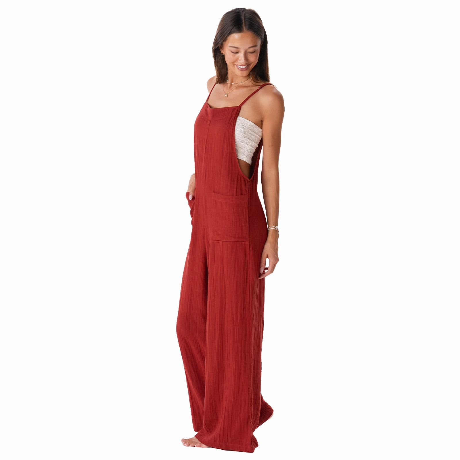 Bright Accent Seaside Spice Nomad Jumpsuit
