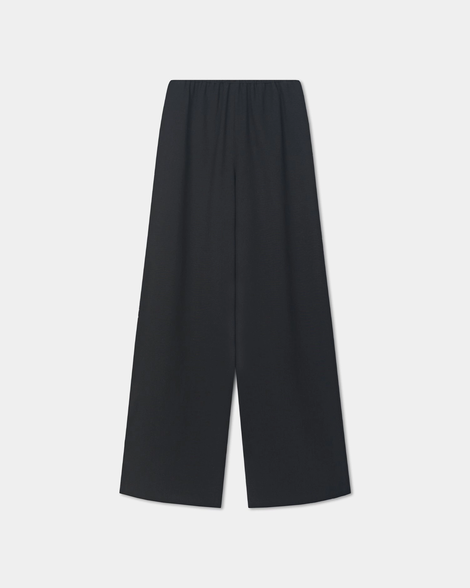 Anti Static Fabric Wide fit Arvenn - Twill Suiting Pants - Black
