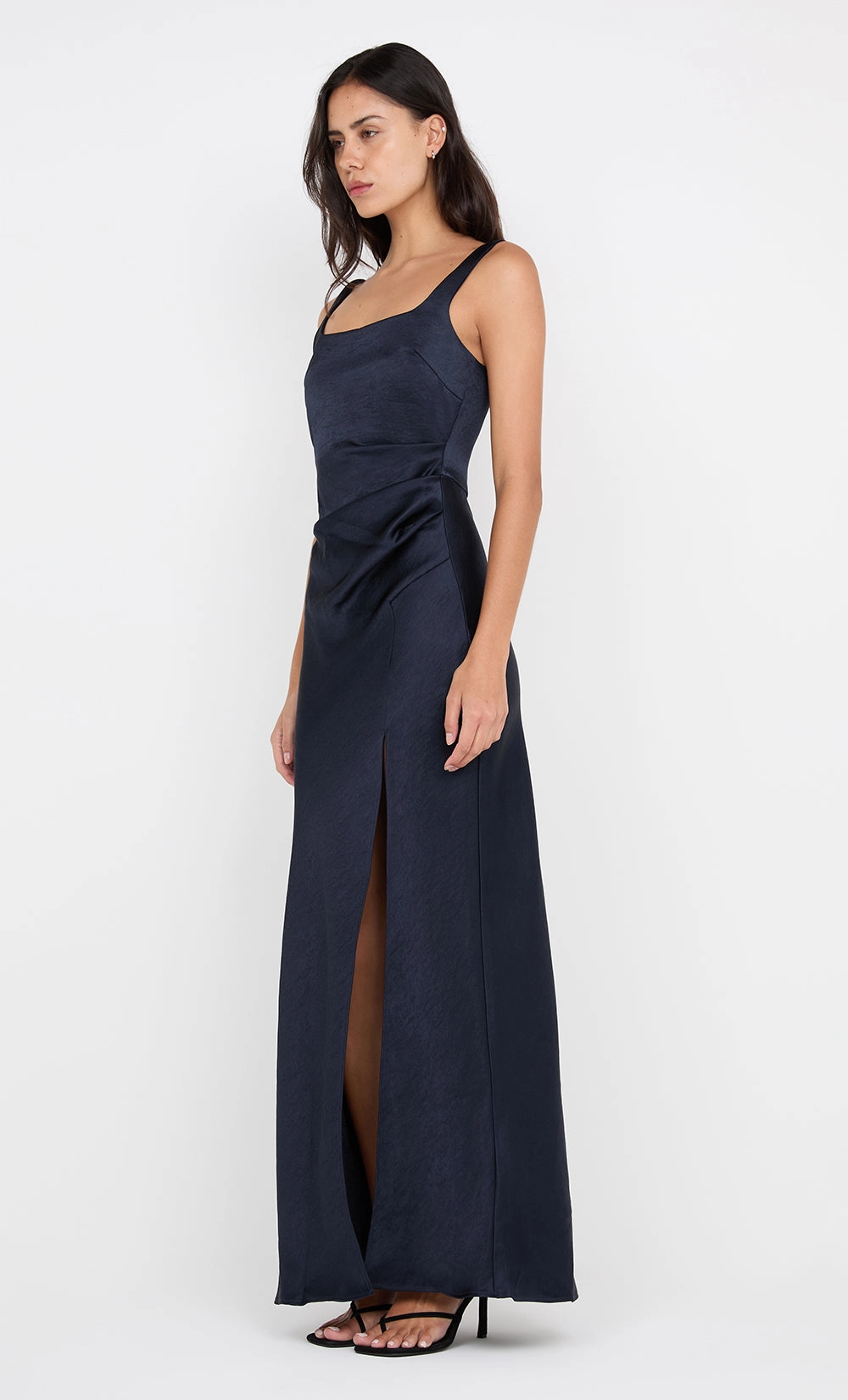 Mood Flex THE DREAMER SQUARE NECK DRESS - INK