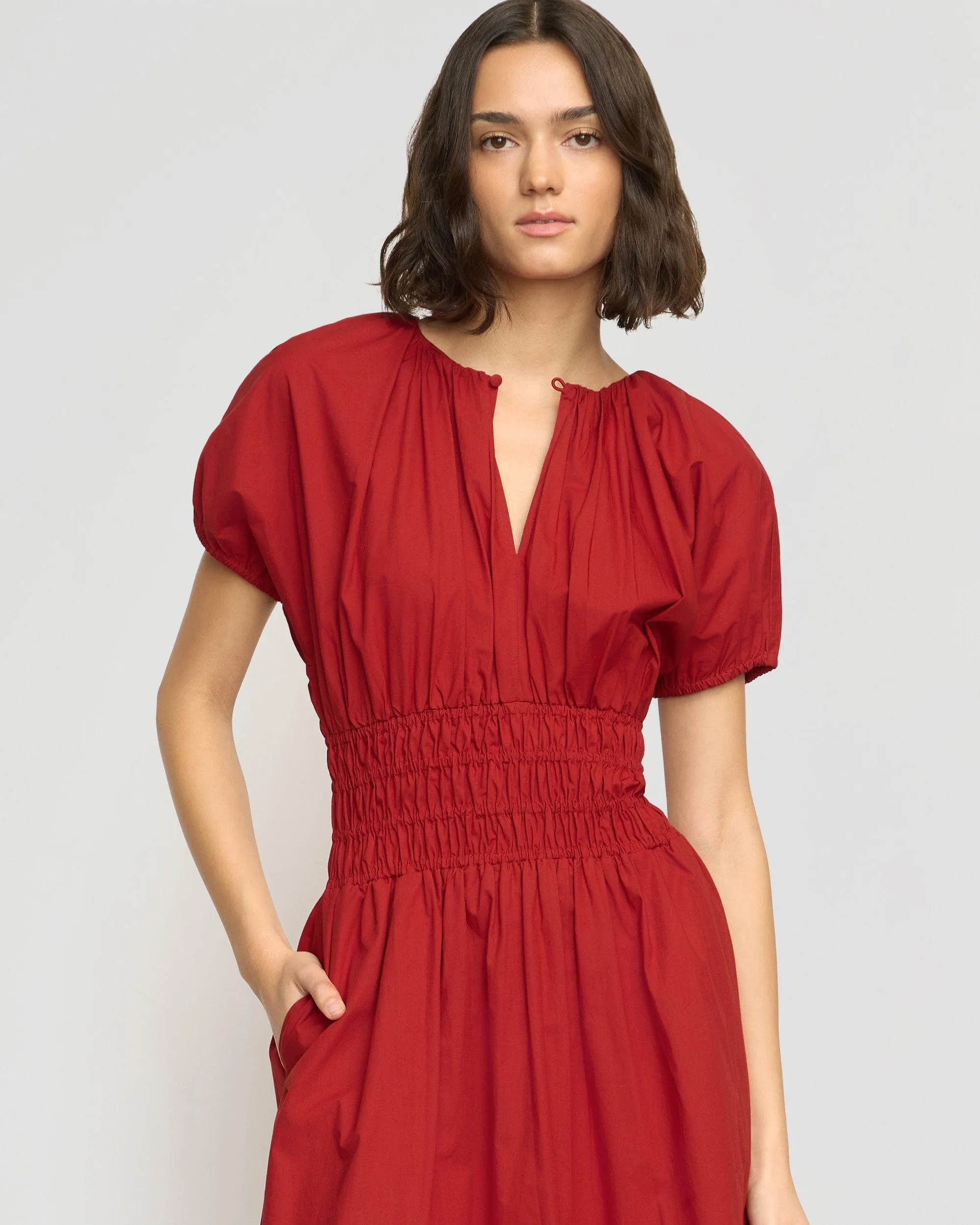 Modern Comfort Boho Tone Kyla Organic Cotton Blouson Dress