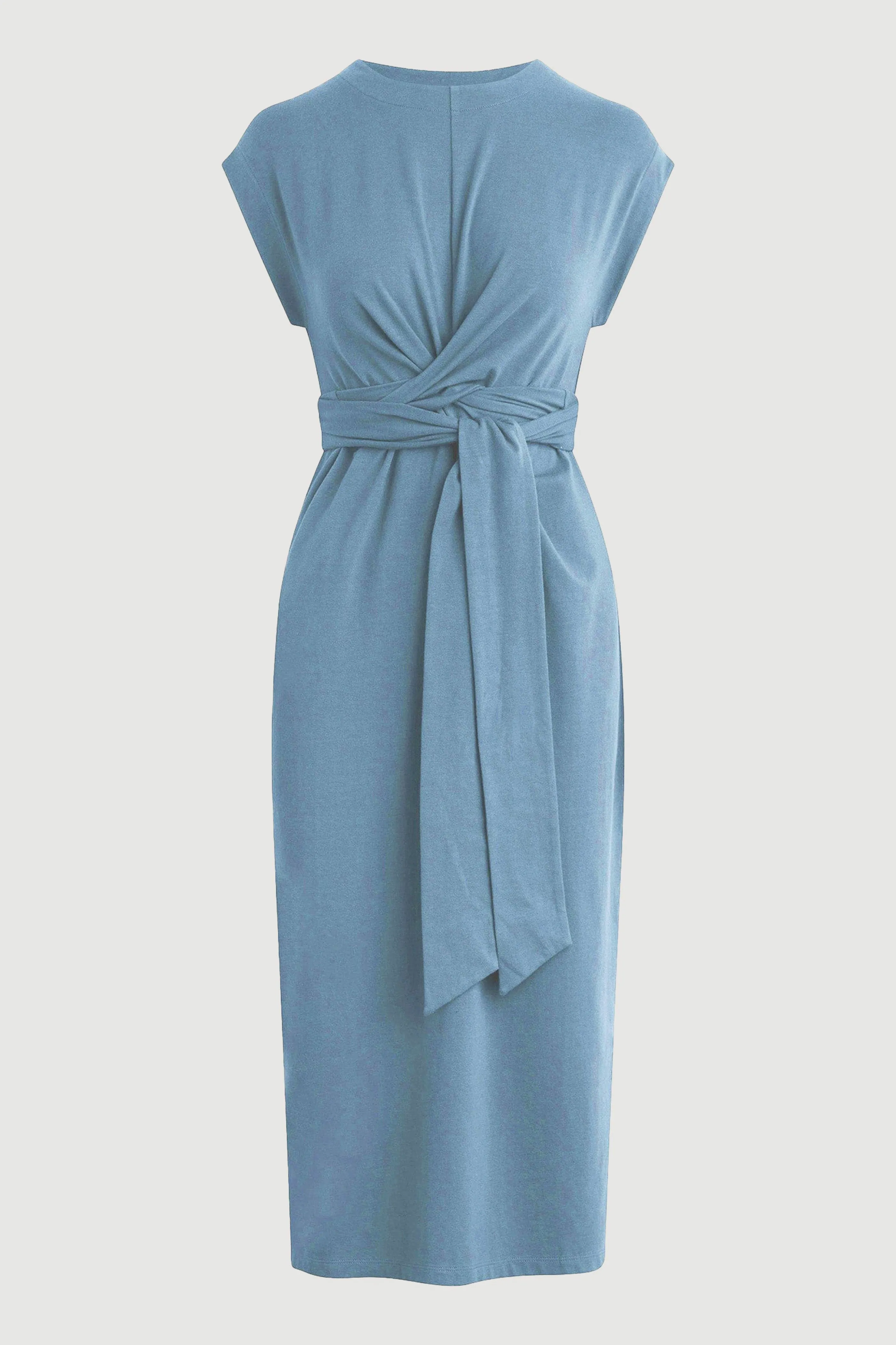 Casual chic dress Fei Tie-Front Organic Cotton Dress (Petite)