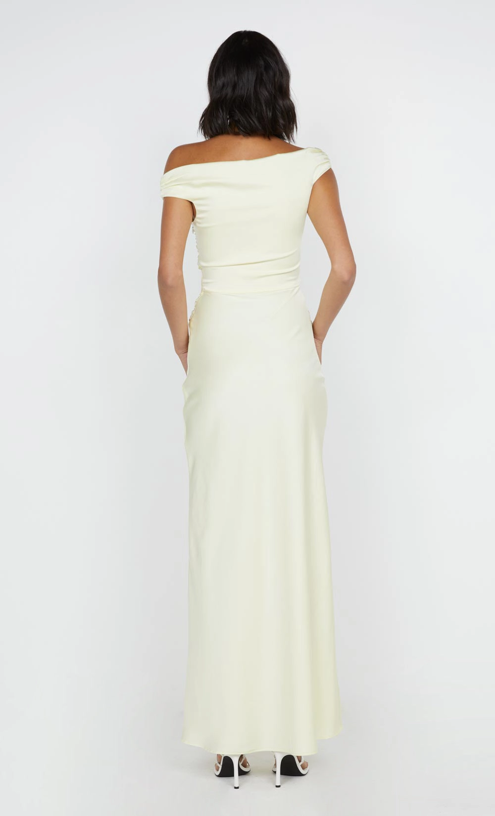 ETERNITY OFF SHOULDER MAXI - ICE YELLOW Warm Soft