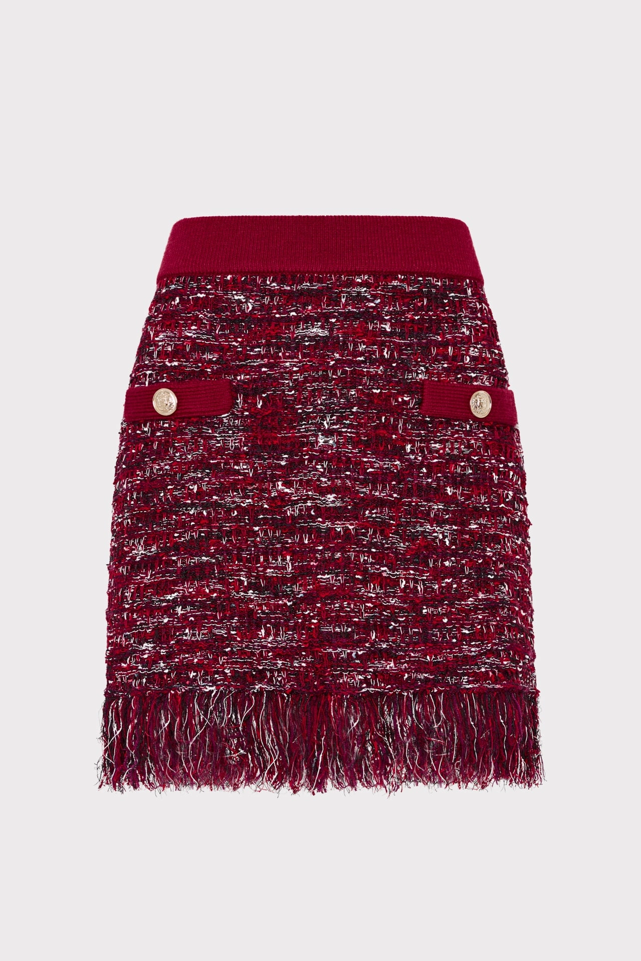 Weekend Vibes Compact Knit Technique Kali Textured Knit Mini Skirt