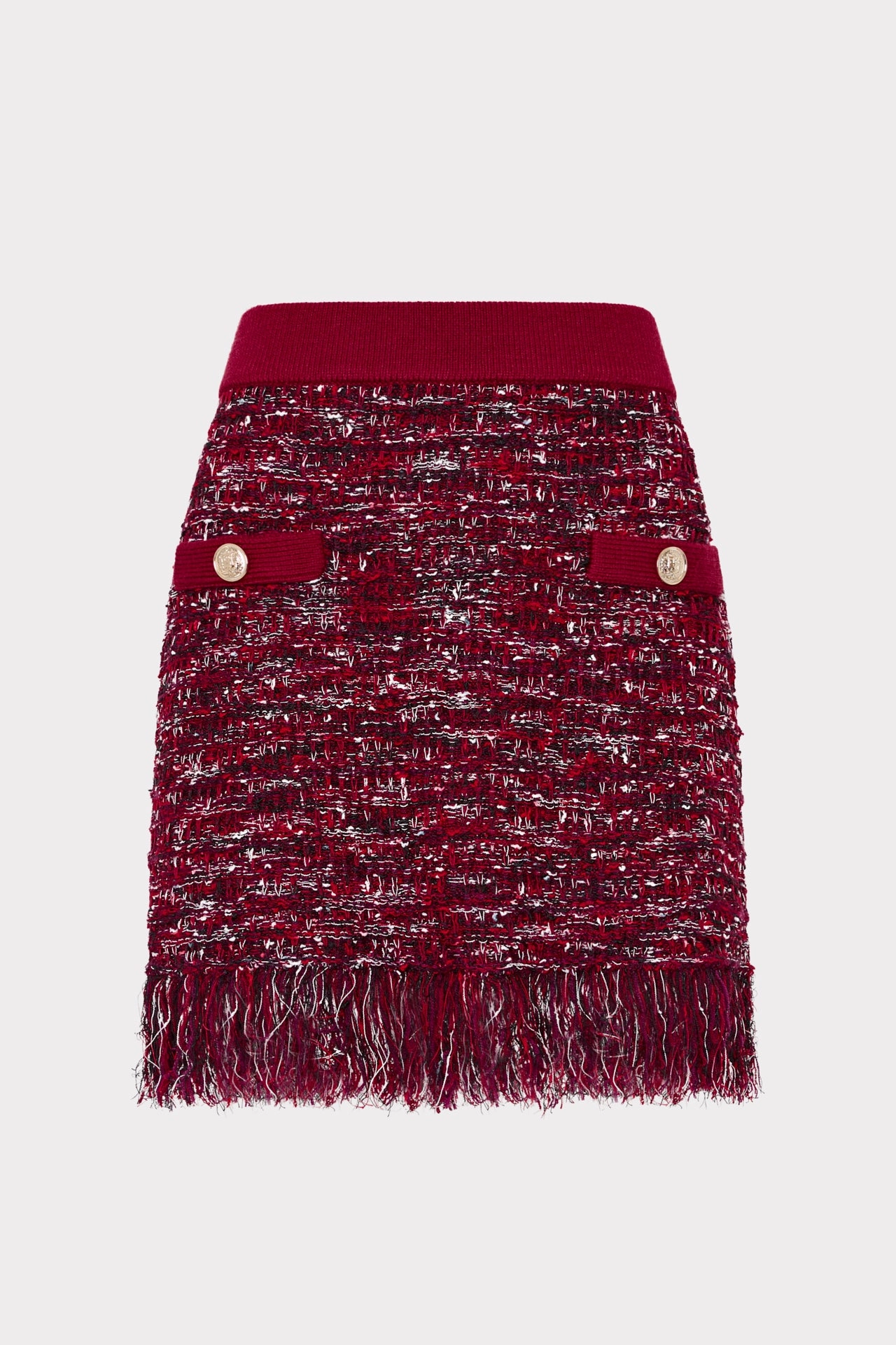 Kali Textured Knit Mini Skirt HighElastic Recovery GarmentDyed Effect