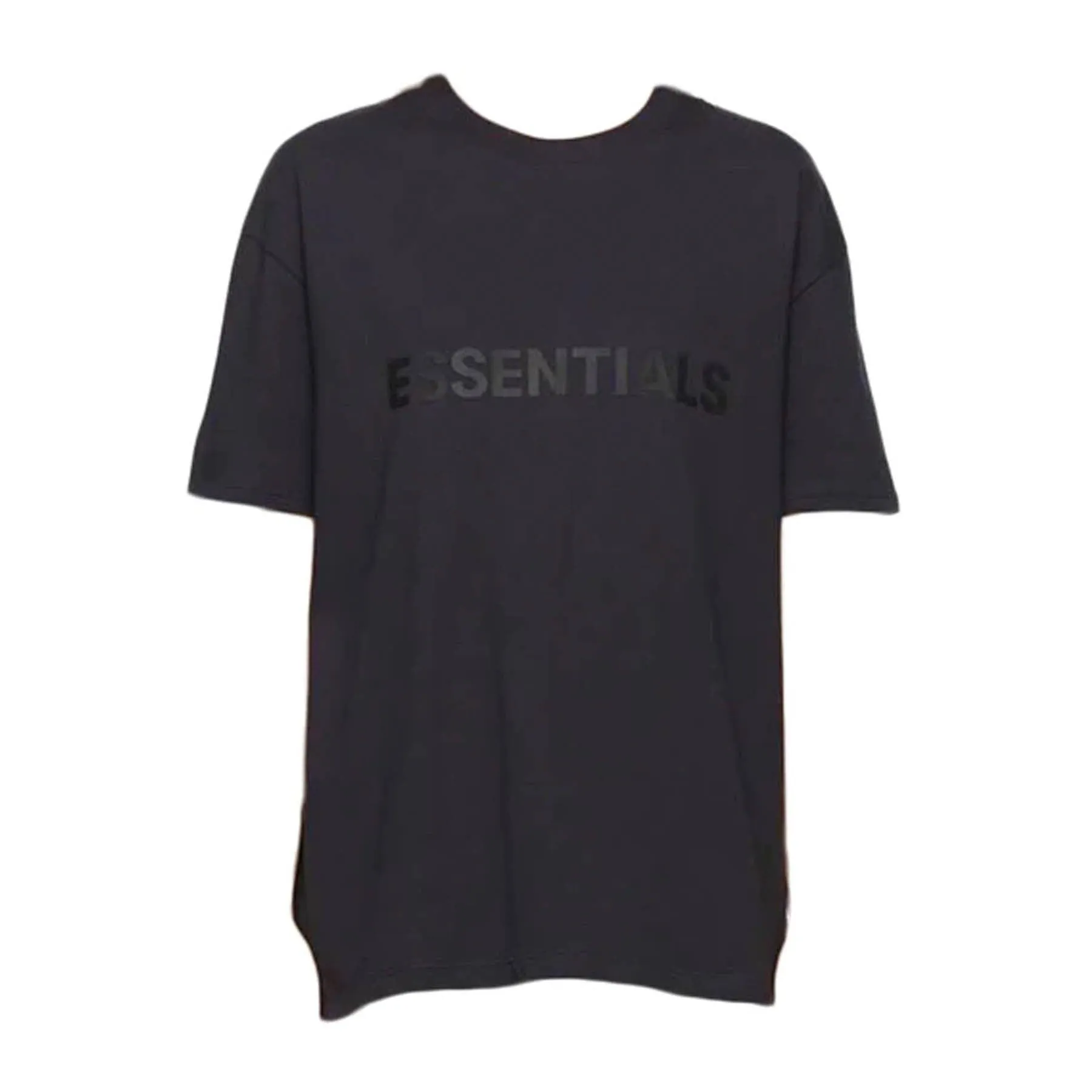 FEAR OF GOD ESSENTIALS x SSENSE Boxy T-Shirt Applique Logo Dark Navy