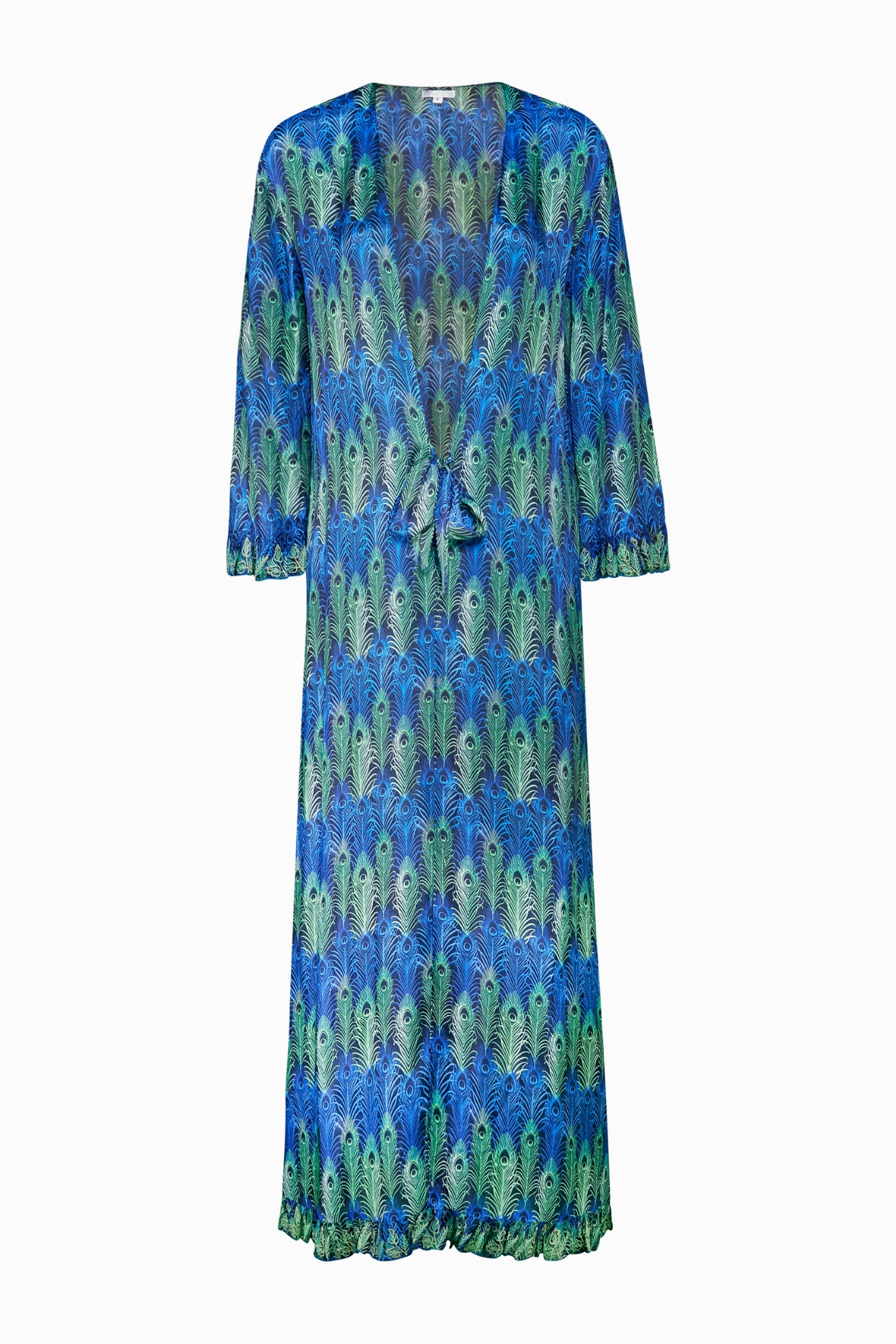 FEATHER OPEN LONG Square-Neck