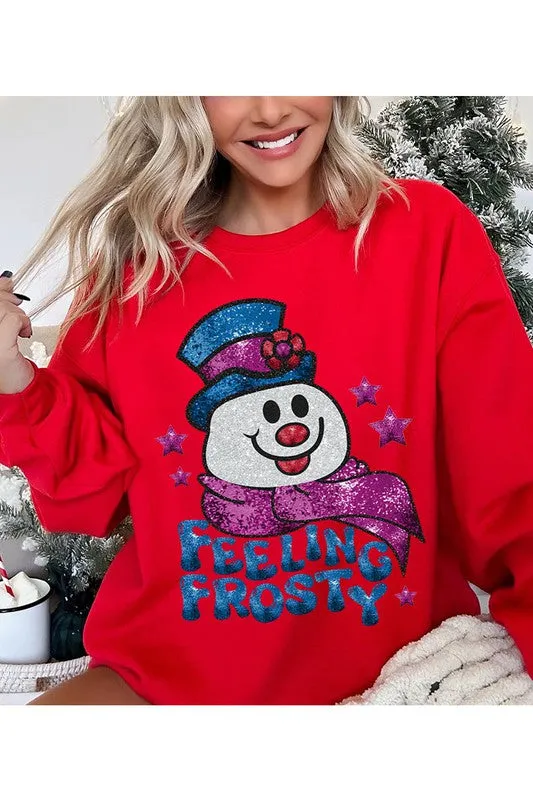 Feeling Frosty Fleece Sweatshirt