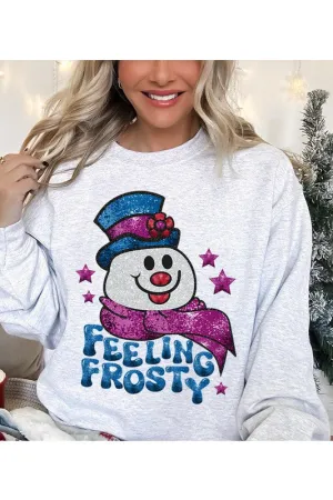 Feeling Frosty Fleece Sweatshirt