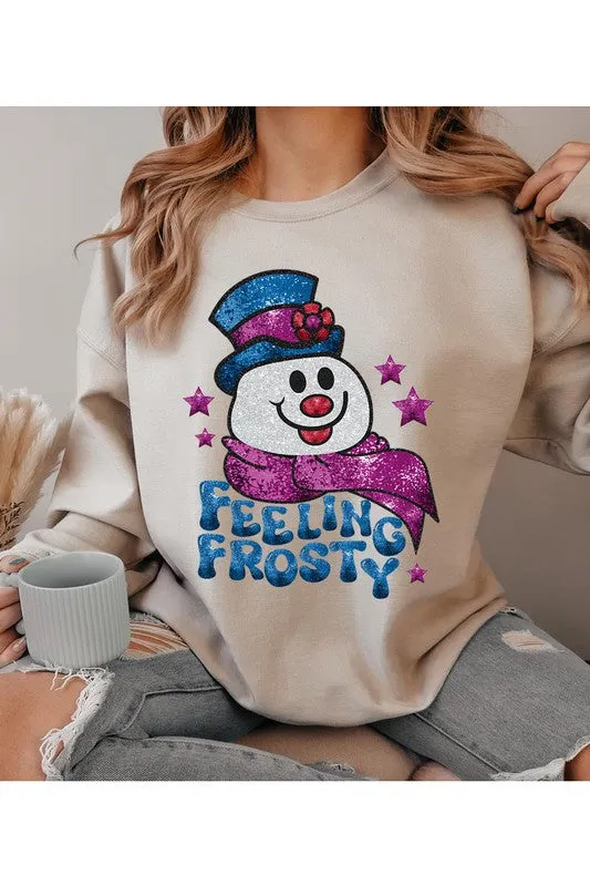 Feeling Frosty Fleece Sweatshirt