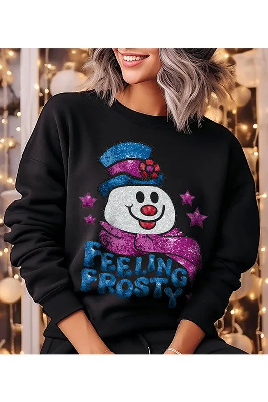 Feeling Frosty Fleece Sweatshirt