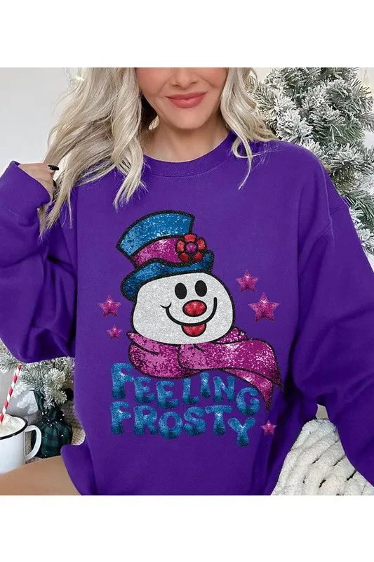 Feeling Frosty Fleece Sweatshirt