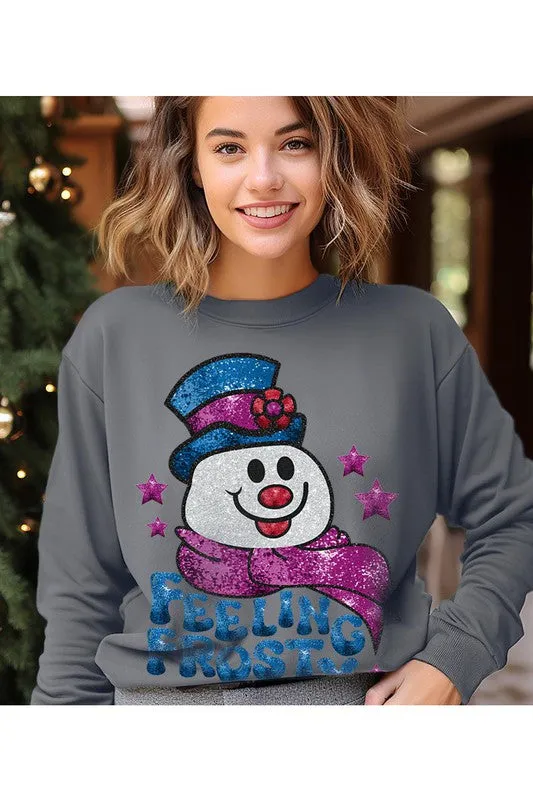 Feeling Frosty Fleece Sweatshirt