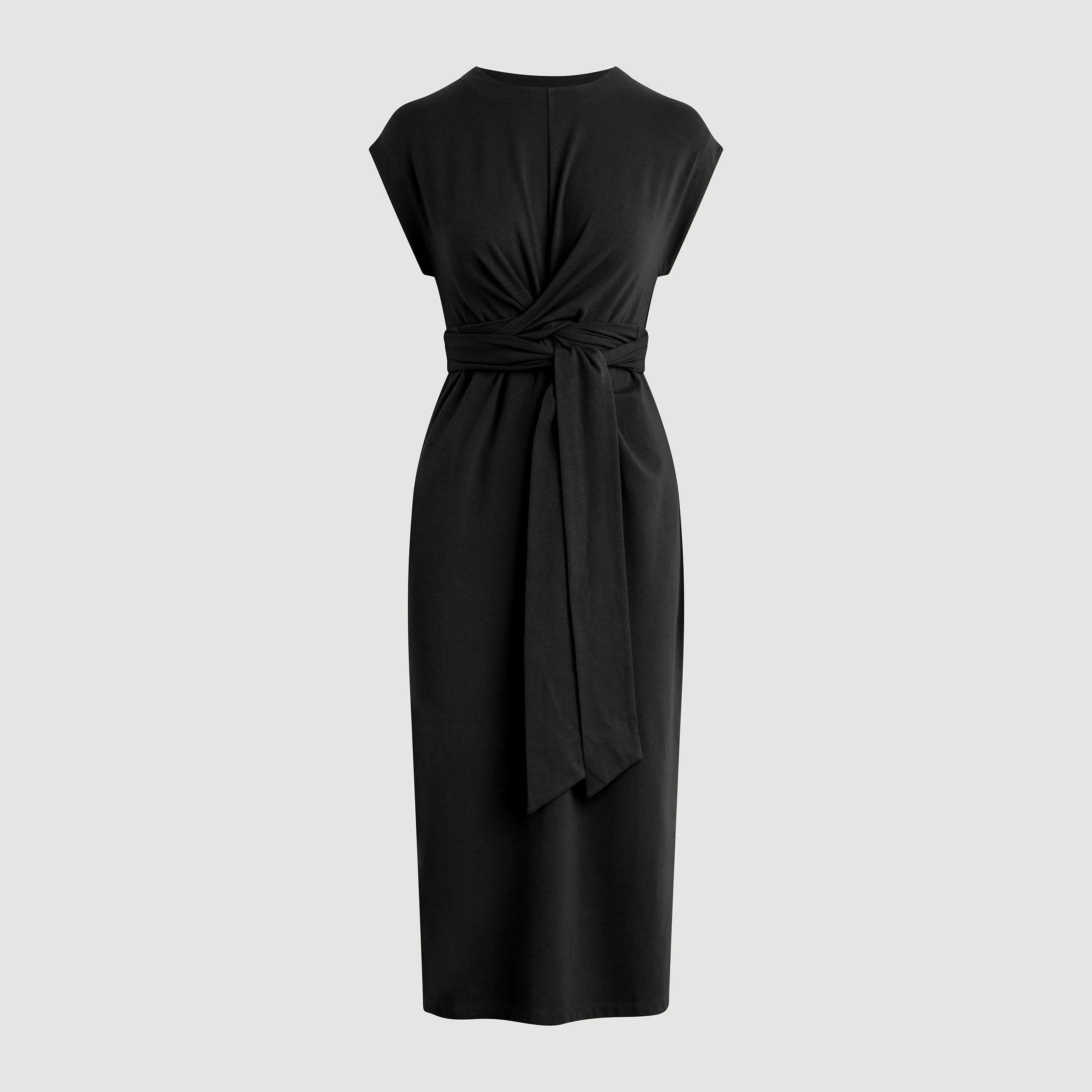 Fei Tie-Front Organic Cotton Dress (Petite) Perfect Wearable FlatlockSeam