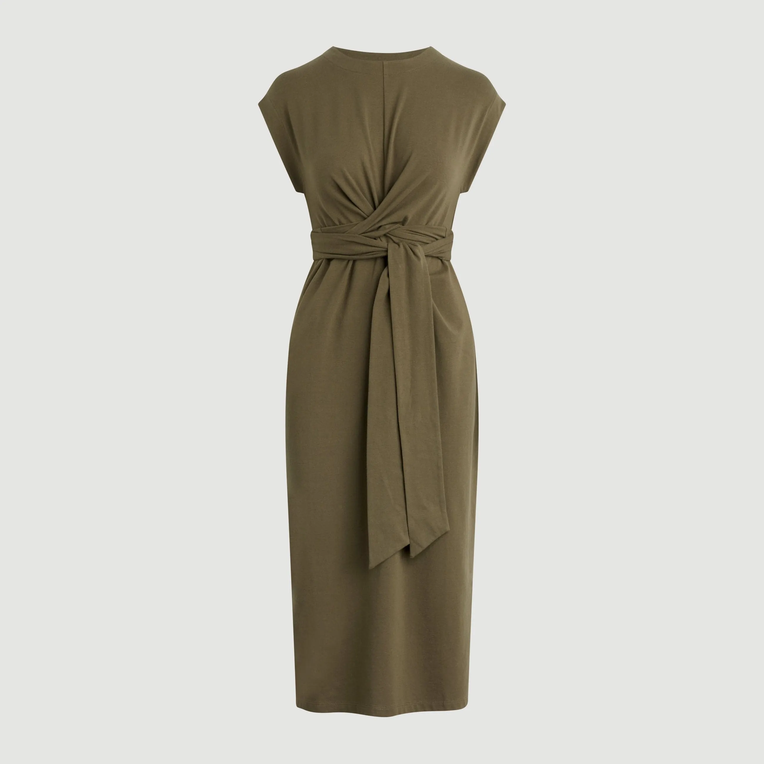 Timeless Wearable Fresh Glow Fei Tie-Front Organic Cotton Dress (Petite)