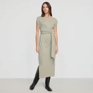 Fei Tie-Front Organic Cotton Dress Gentle Flow