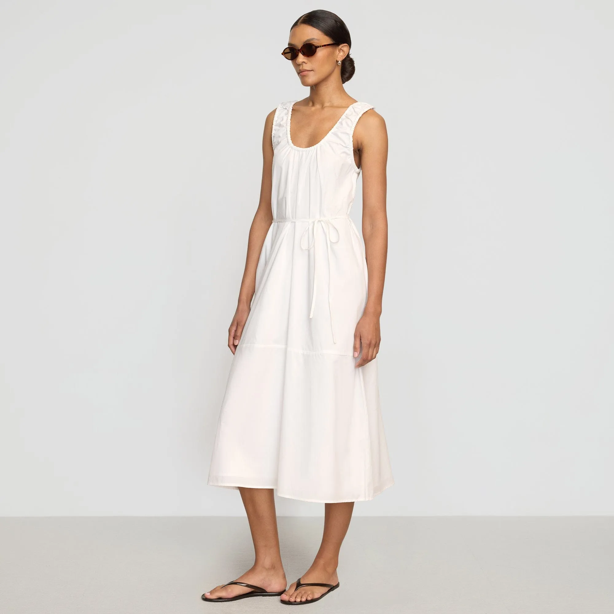 Midori Organic Cotton U-Neck Dress Luxe Appeal