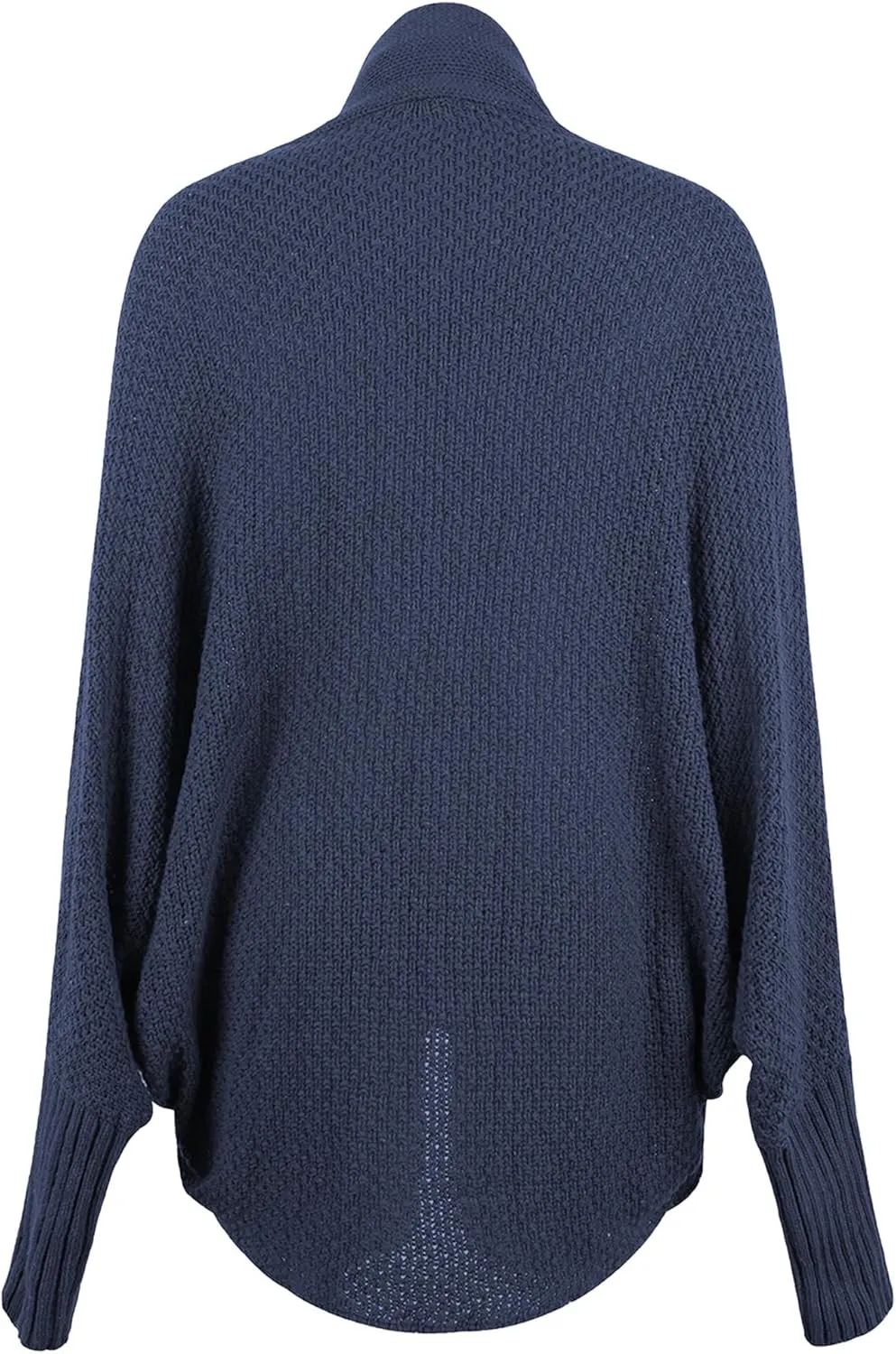 FEOYA Open Front Cardigan for Women Oversized Batwing Sleeve Sweater Outwear Chunky Kimono Cardigan Slouchy Wrap Sweater