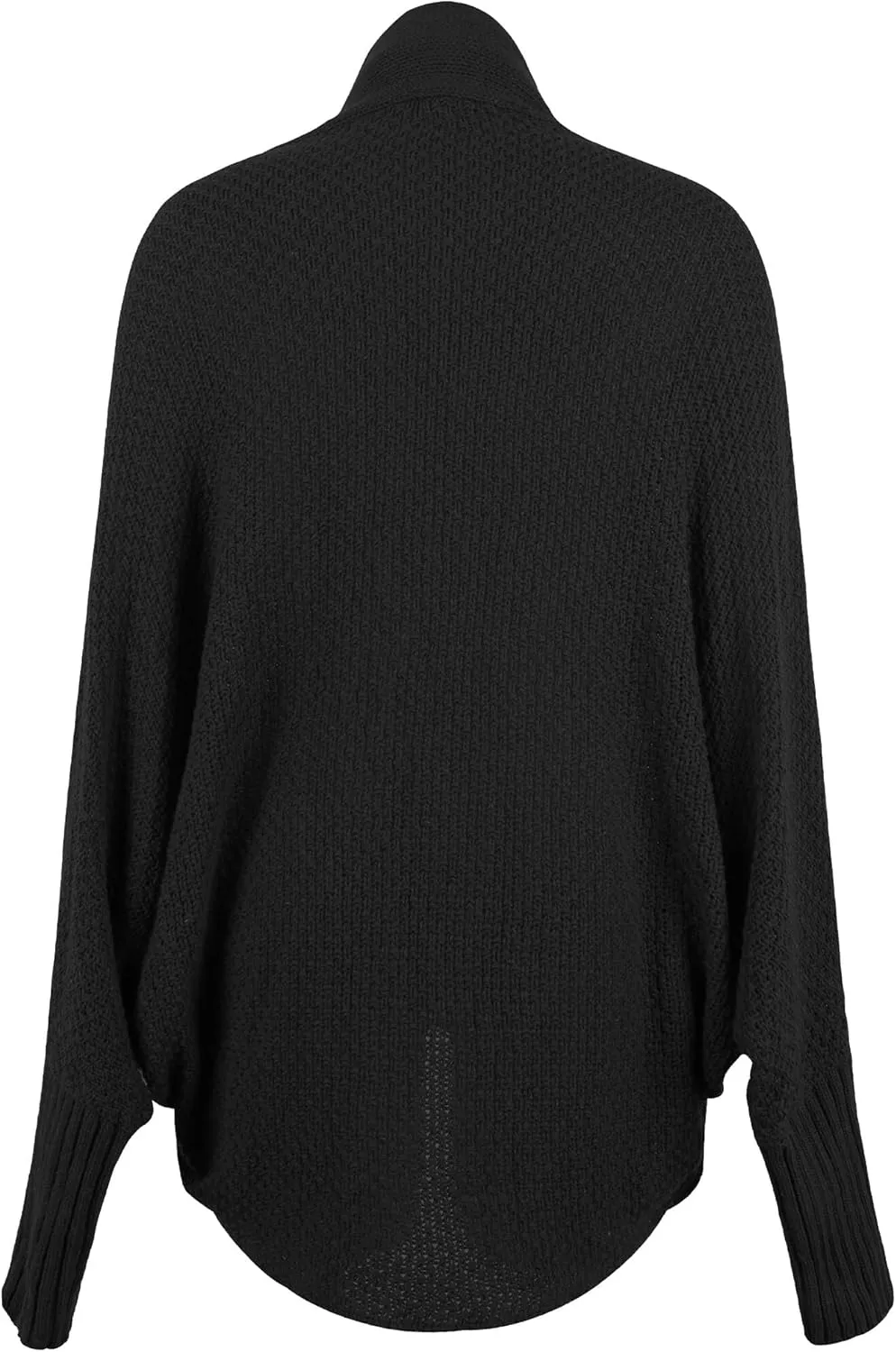 FEOYA Open Front Cardigan for Women Oversized Batwing Sleeve Sweater Outwear Chunky Kimono Cardigan Slouchy Wrap Sweater