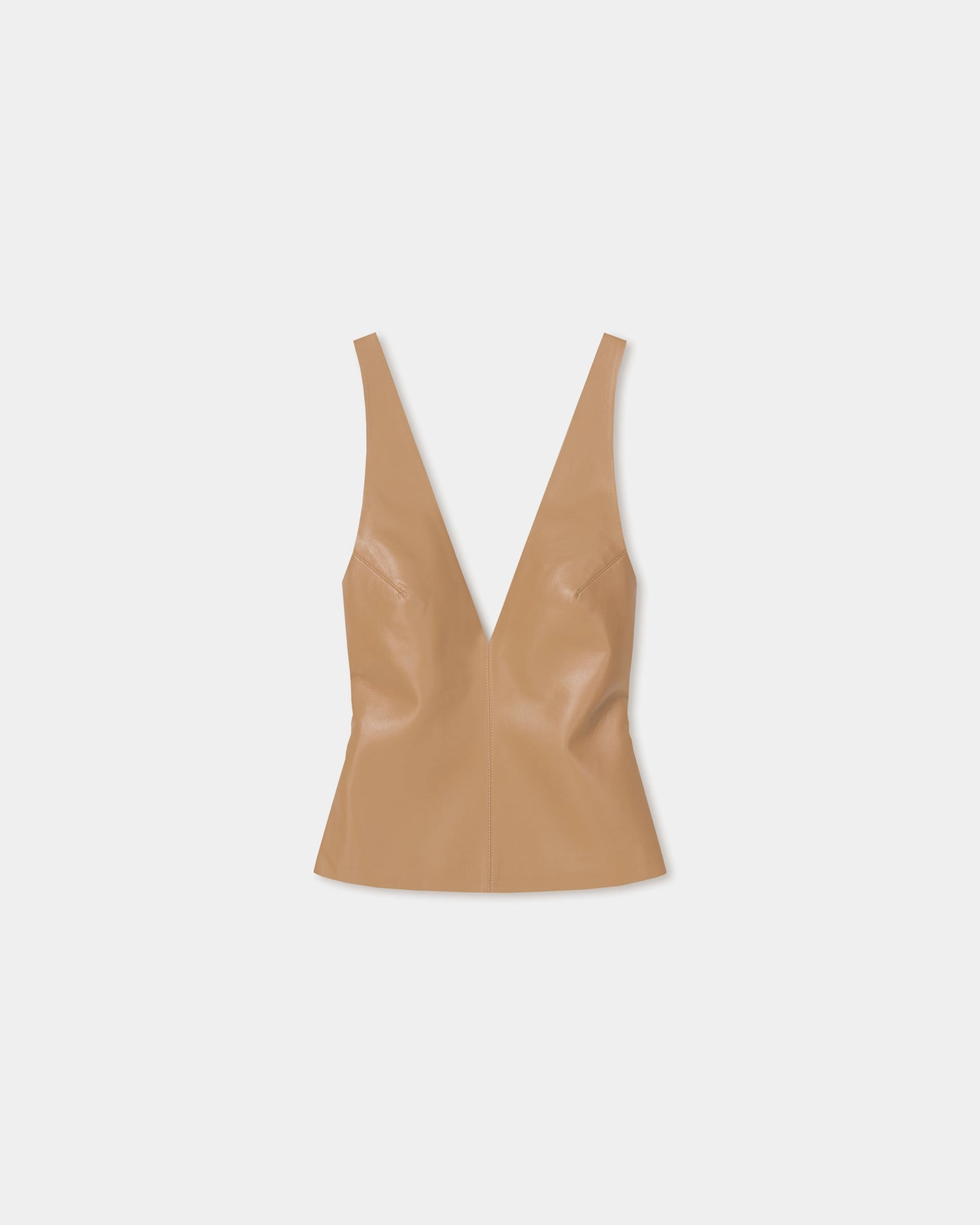 Warm Layer MultiPanelBreathability Ferr - Wool Jersey and Okobor? Alt-Leather Top - Oak/Grey