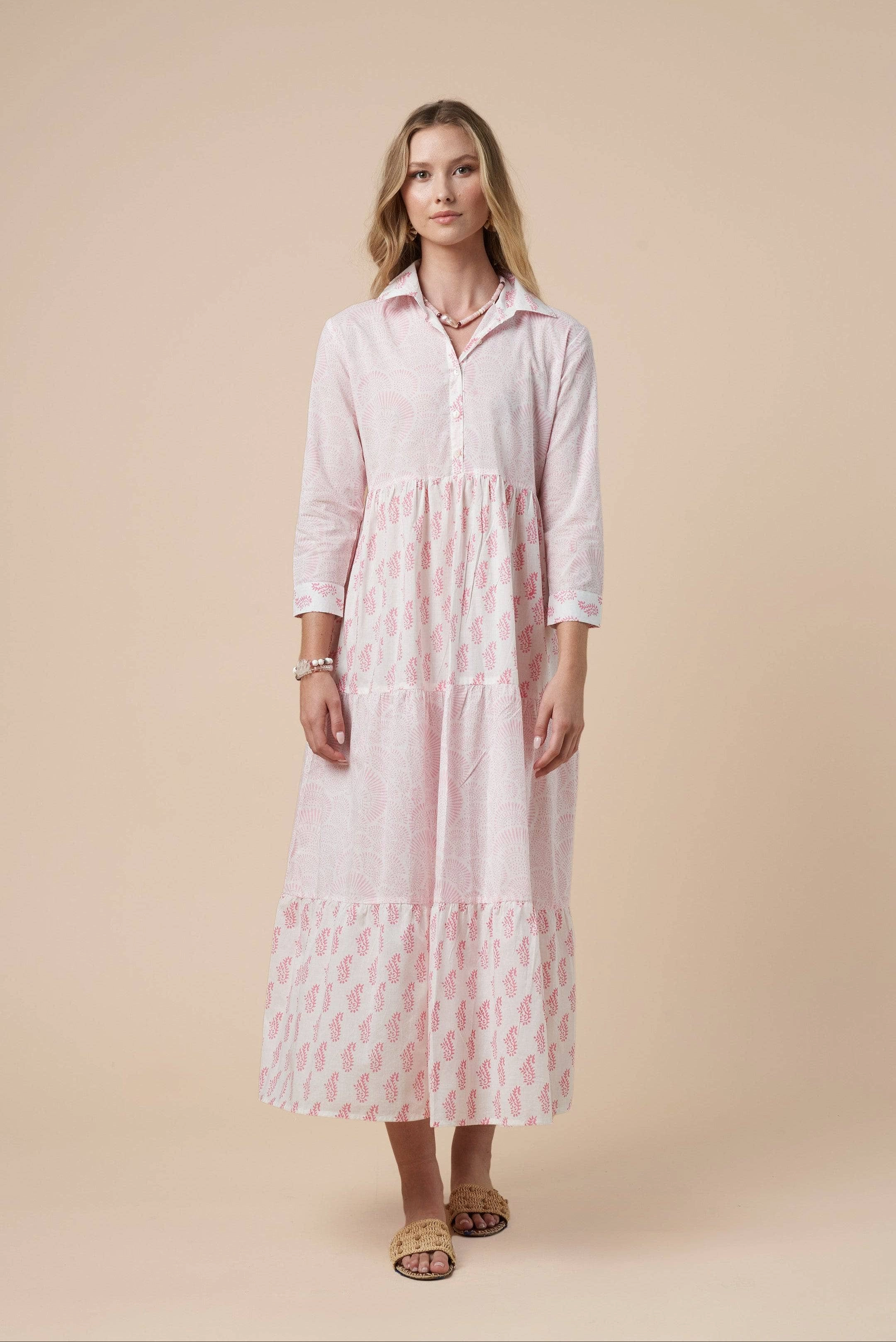 Sonia Dress Pink Street-Style Free Shape