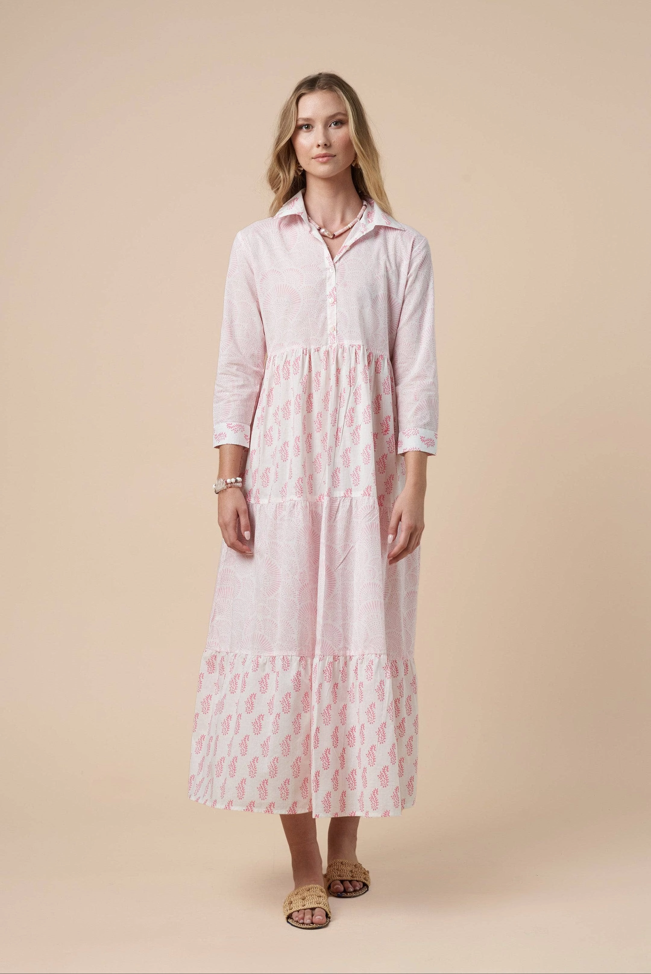Soft And Comfortable Sonia Dress Pink