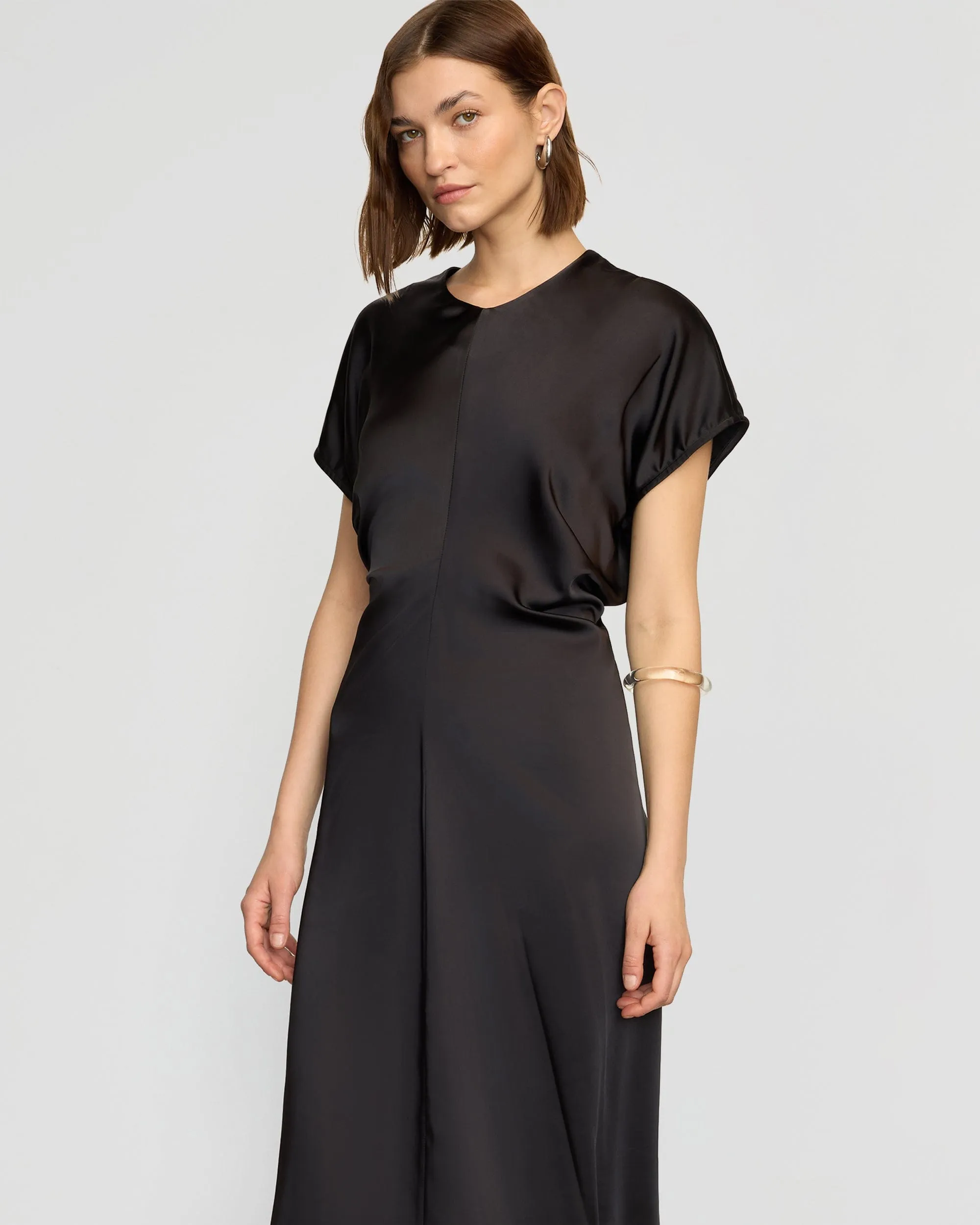 Unique Print Fiona Curved-Shoulder Dress