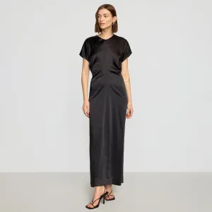 Fiona Curved-Shoulder Dress Dreamy Texture