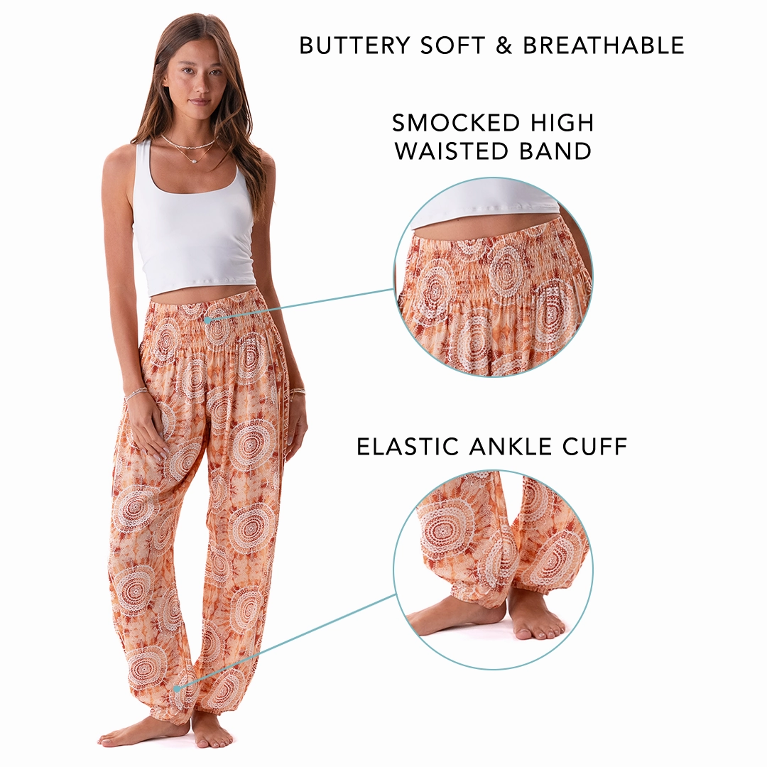Modern Design Luxe Look Fire Island Harem Pants