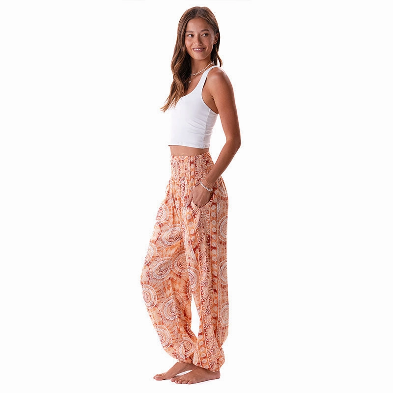 ReinforcedStitching Minimal Waist Fire Island Harem Pants