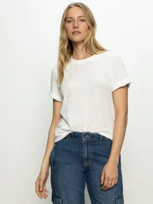 timeless Low Impact Dye Perfect Tee Remix White