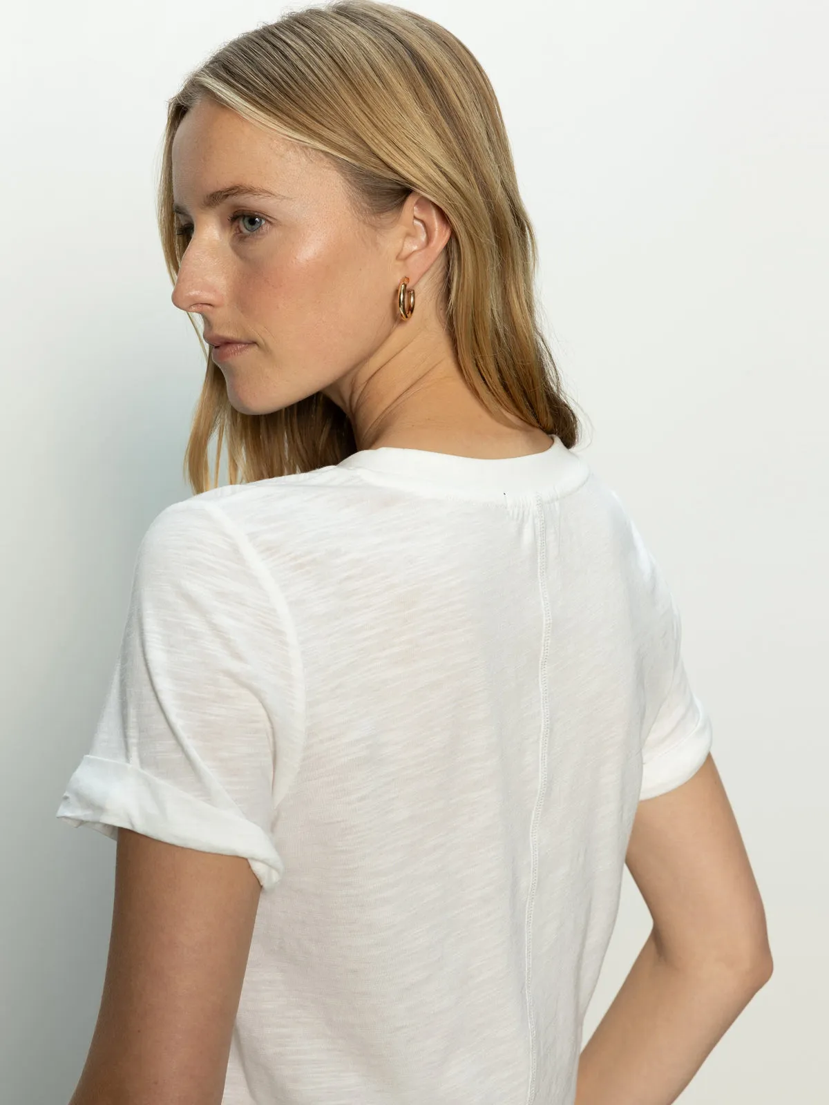 Perfect Tee Remix White skinny but not tight