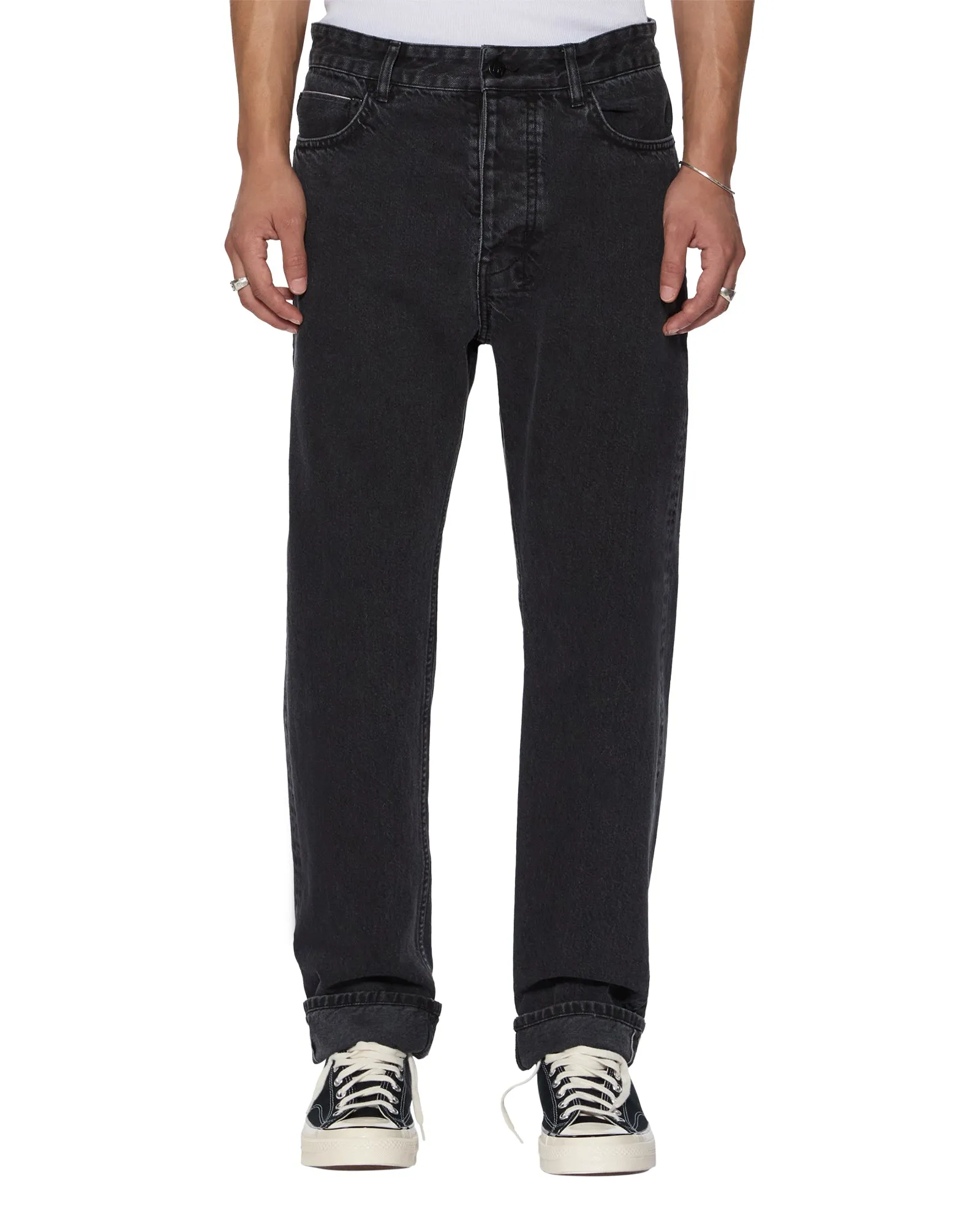 HAZLOW SELVEDGE NY BLACK Weekend Style Functional Fit