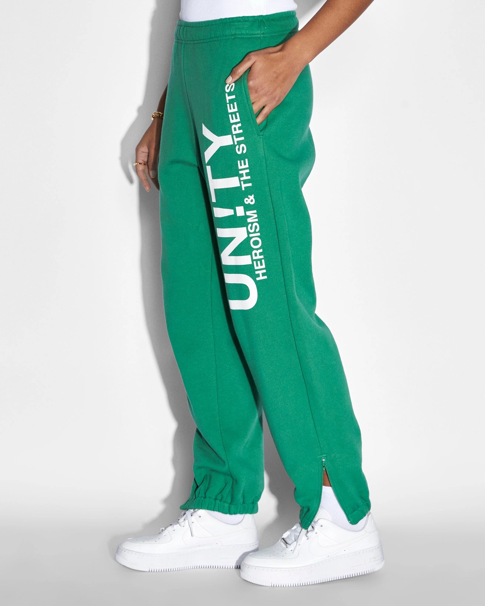 WindproofLayer Modern Relaxed UNITY ZIP TRAX GREEN