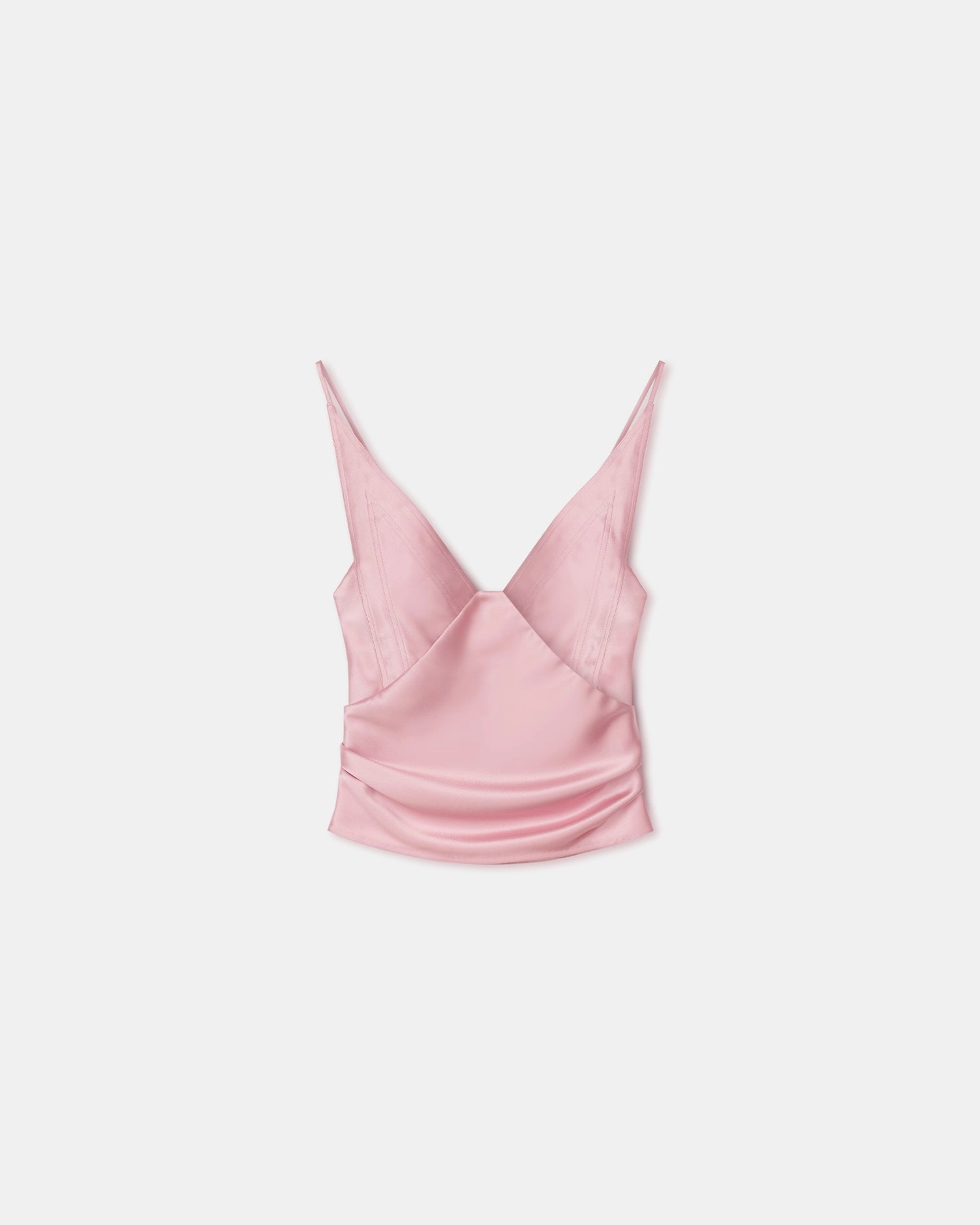 PlushLining Rheia - Slip Satin Top - Pink