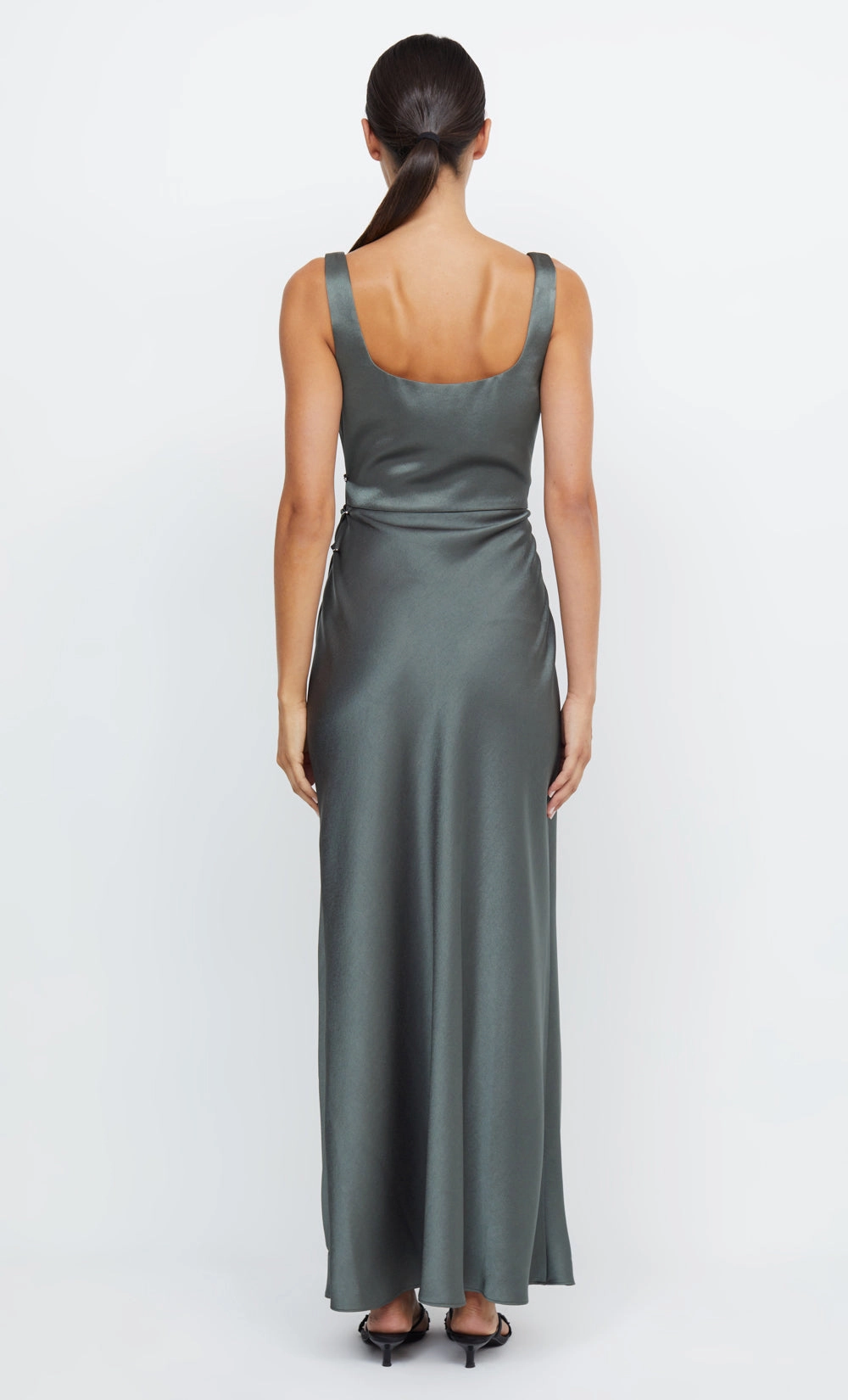 THE DREAMER SQUARE NECK DRESS - DARK WILLOW Versatile Design