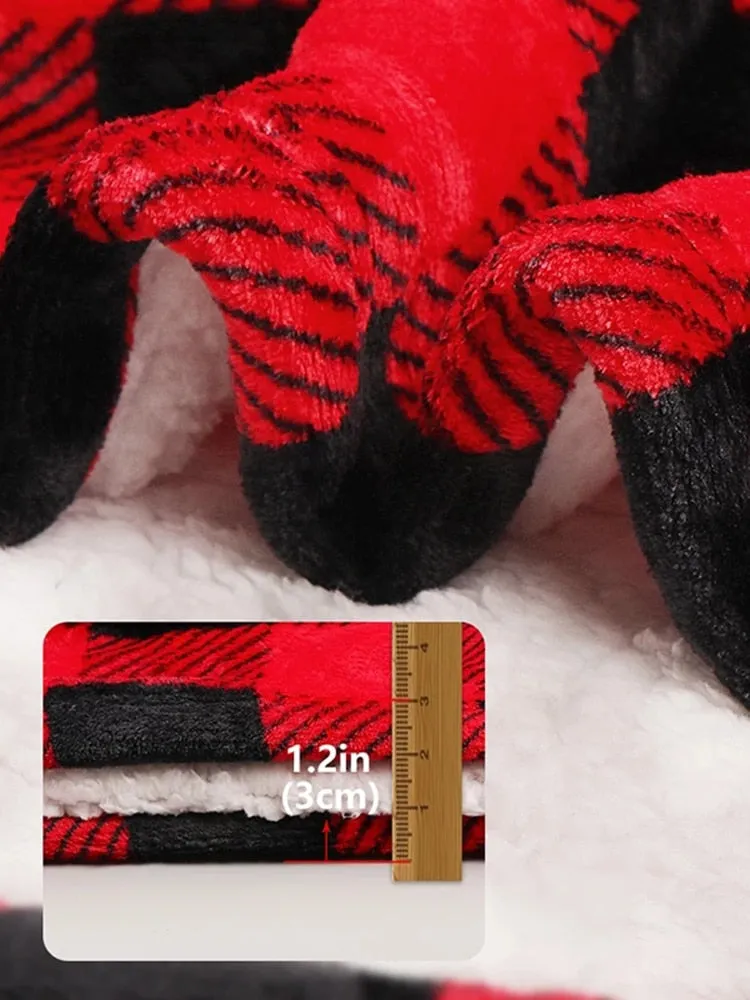 Fleece Giant Hoodie/TV Blanket With Sleeves