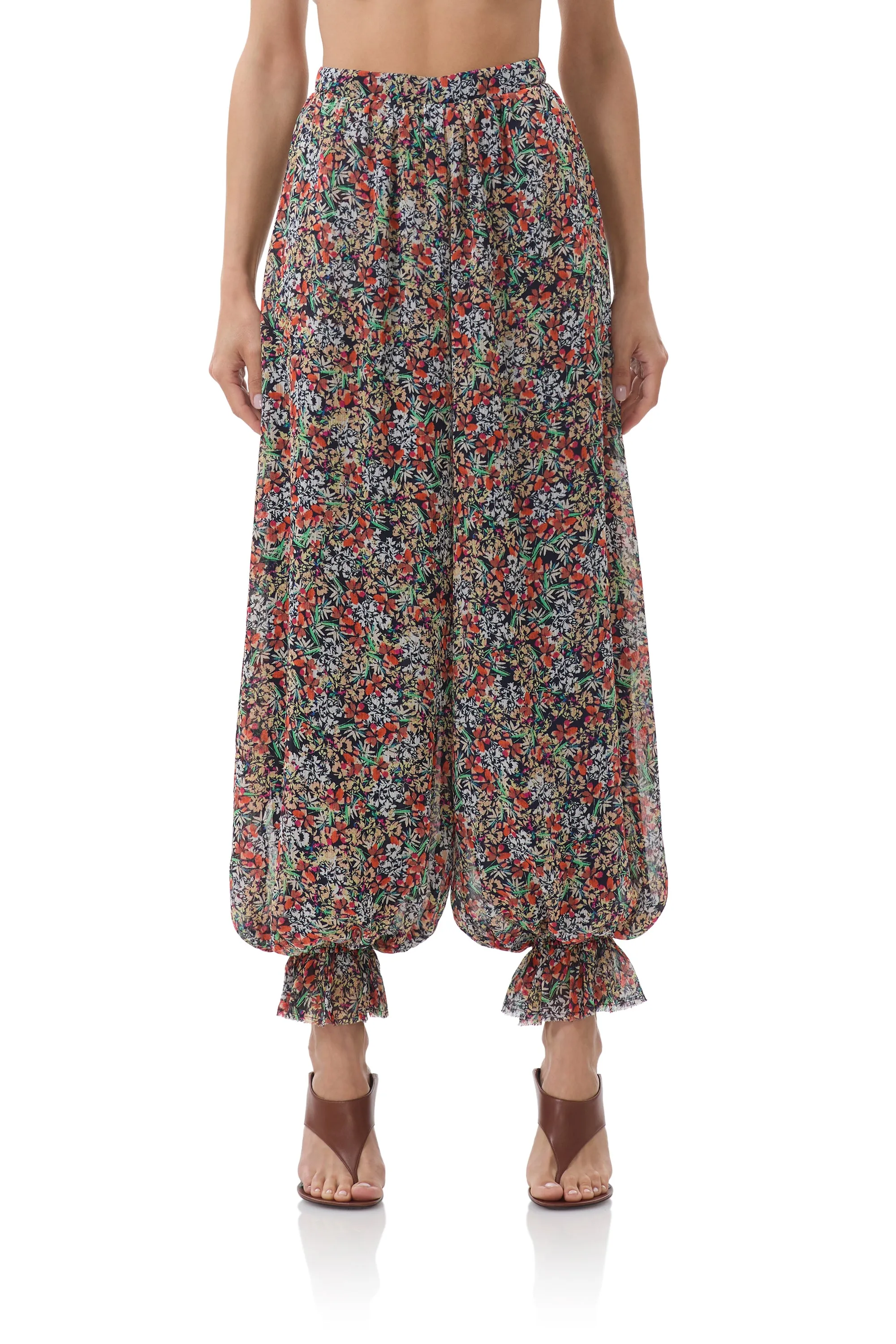 James Pant - Navy Ditsy StretchMaterial Breathable fabric