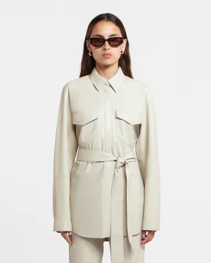 Artha - Okobor? Alt-Leather Shirt - Creme Layer Ready
