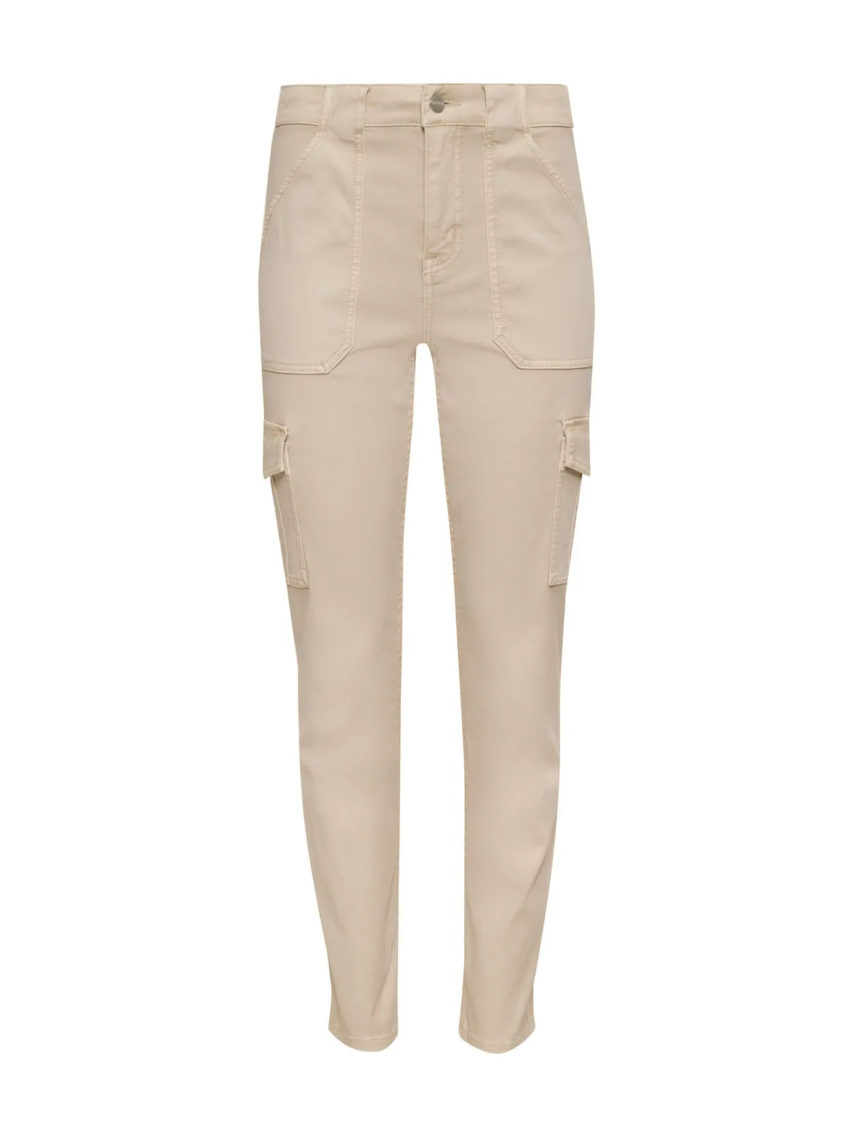 Laser Cut Perforations breath easy Sculpted Hayden Cargo Standard Rise Pant Toasted Almond