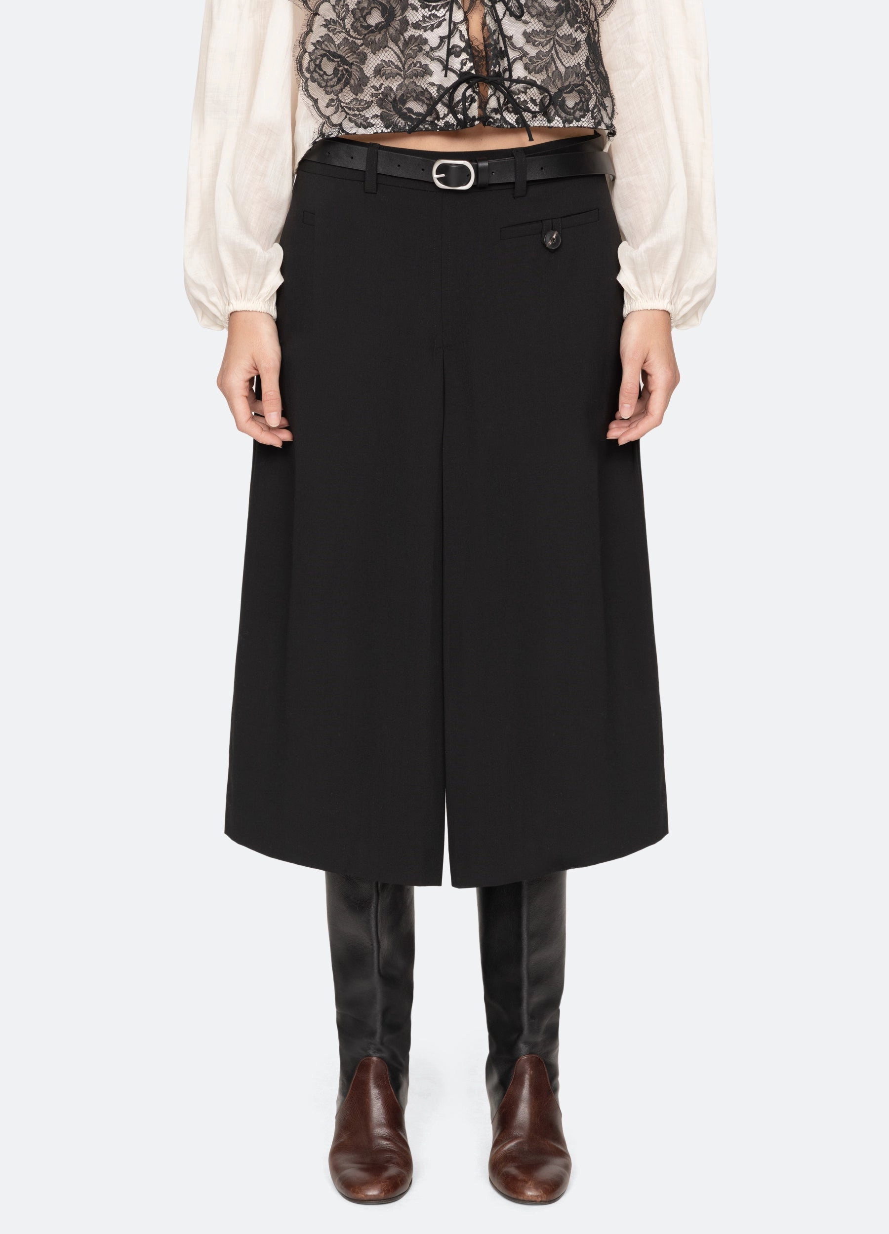 Adeline Culotte Snug Waist Minimal Bulk
