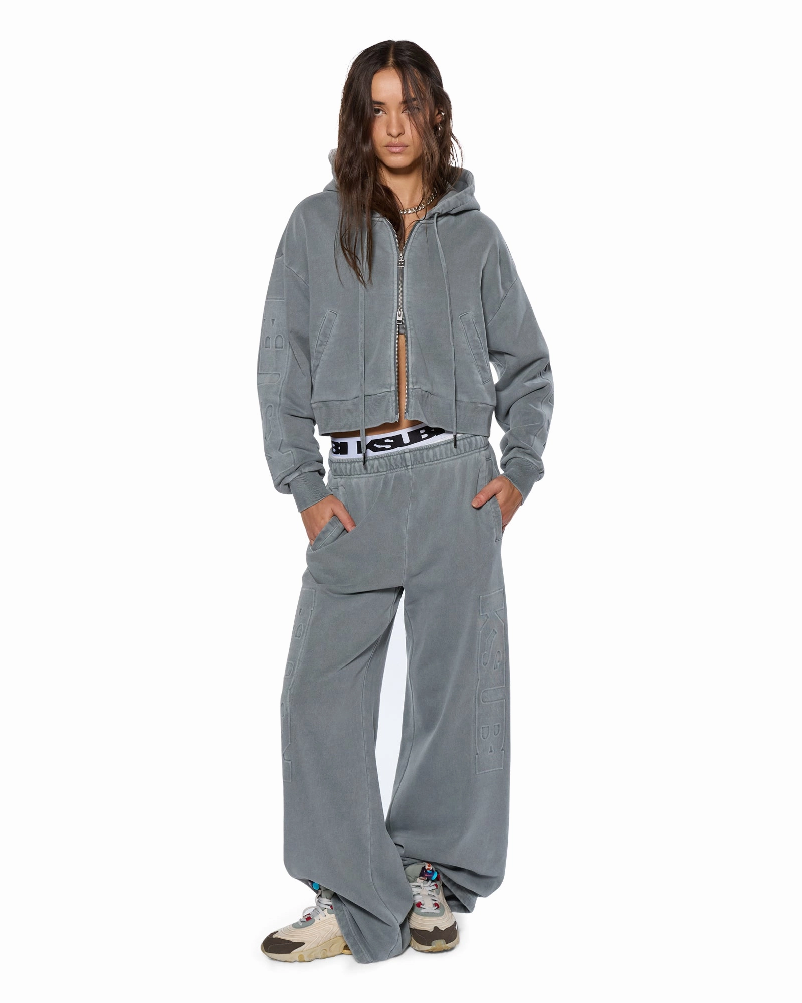 SOTT ORIGIN HOODIE NIGHTOWL GREY Weekend Classic Layered Cable Pattern