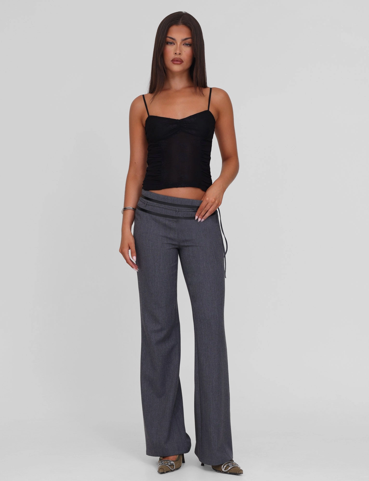 Ethically Sourced Material KALLIE TOP - BLACK