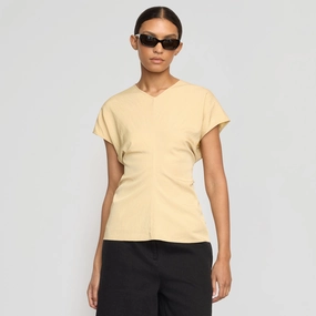 DurableStitching Reflective Detailing Fionola Relaxed-Waist Blouse