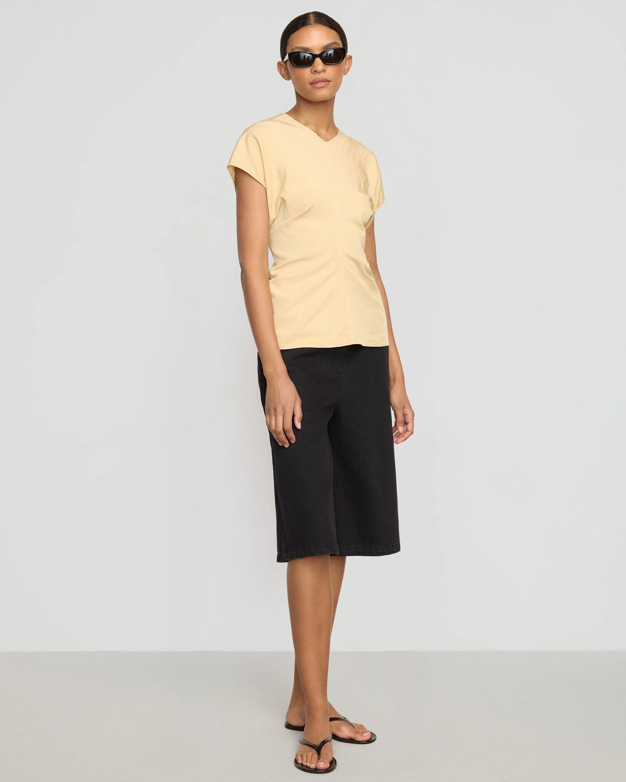 Sporty Blouse Fionola Relaxed-Waist Blouse