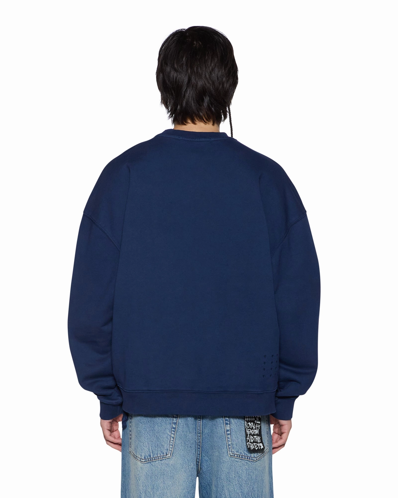 MEKANIK CREWNECK INK BLUE Athletic Wear Classic Hoodie