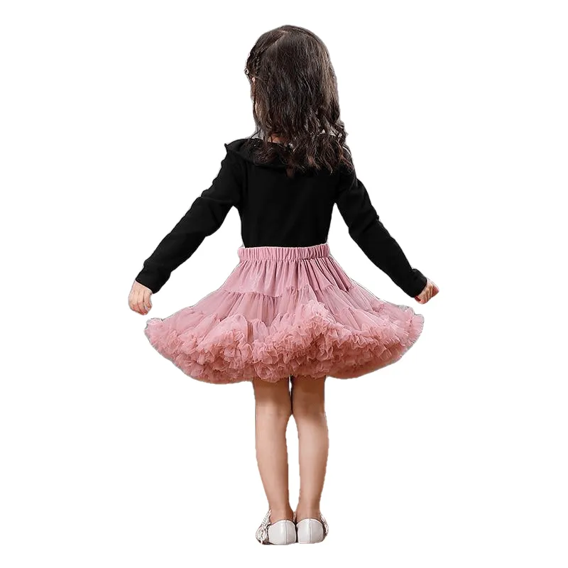Fluffy Children Ballet Skirts For Party Dance Princess Girl