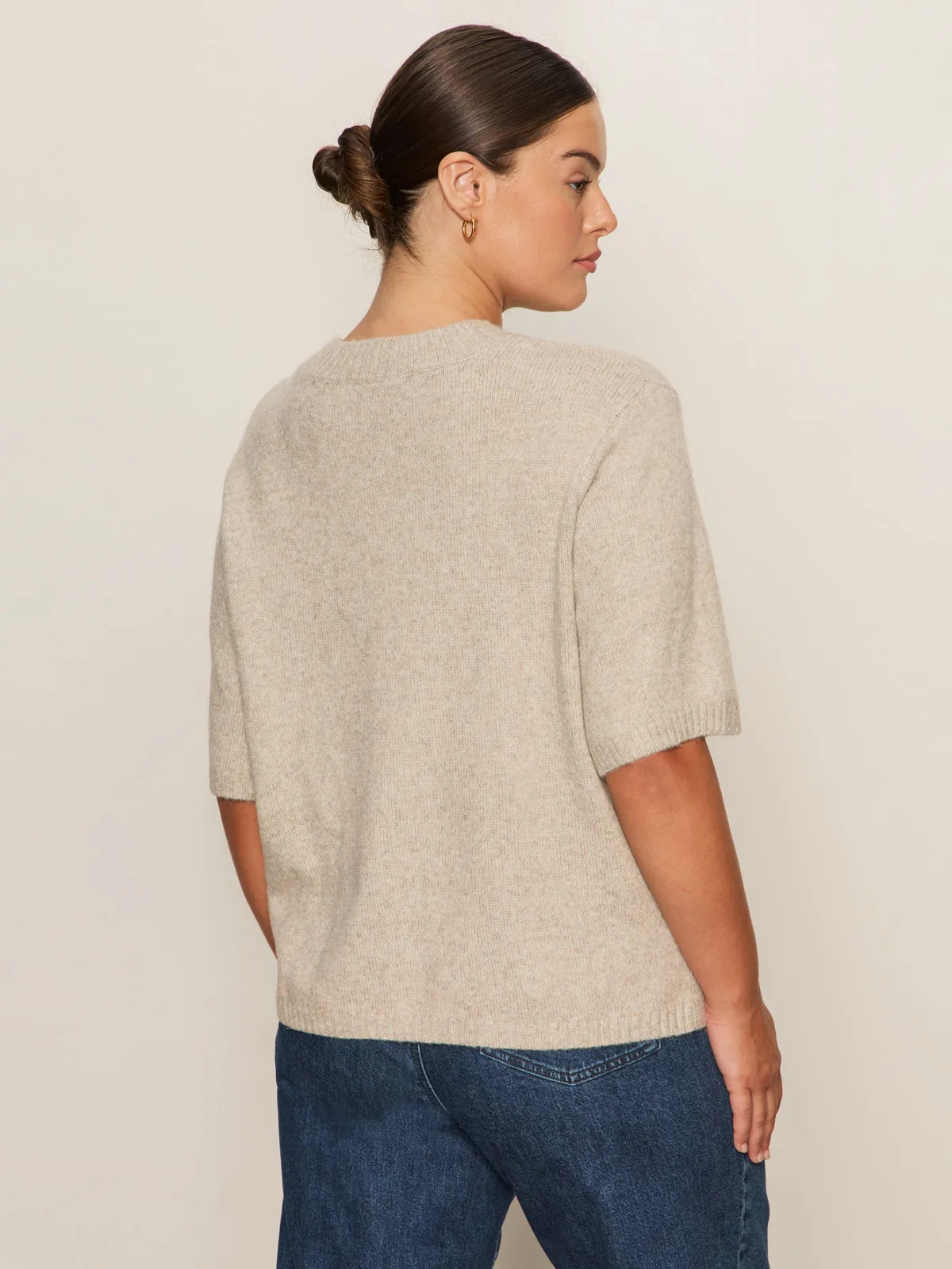 Stylish T-shirt Perfect Sweater Tee Heather Pearl Extended Sizing