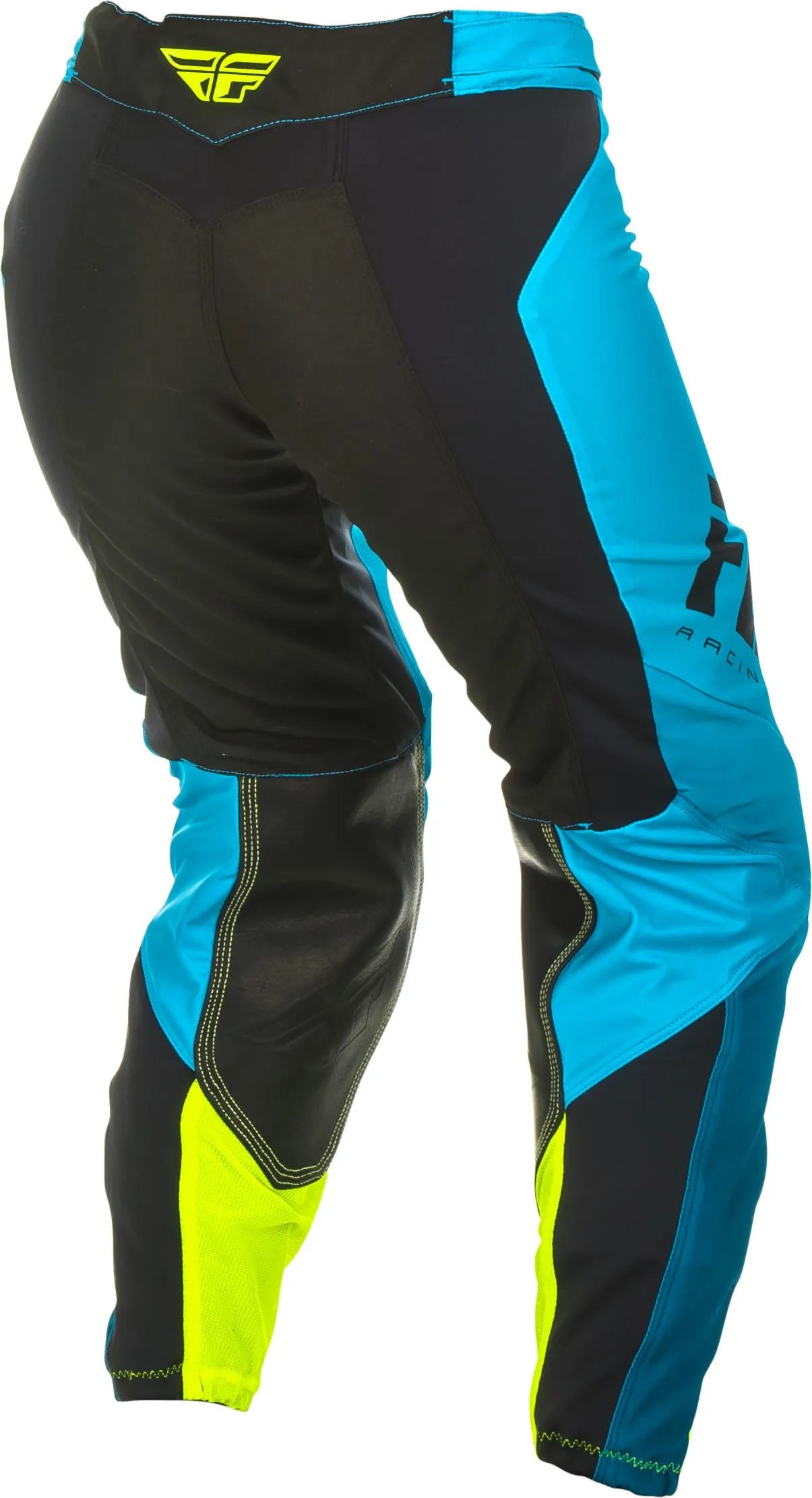 FLY RACING WOMEN'S LITE RACE PANTS BLUE/HI-VIS SZ 11/12 372-63109