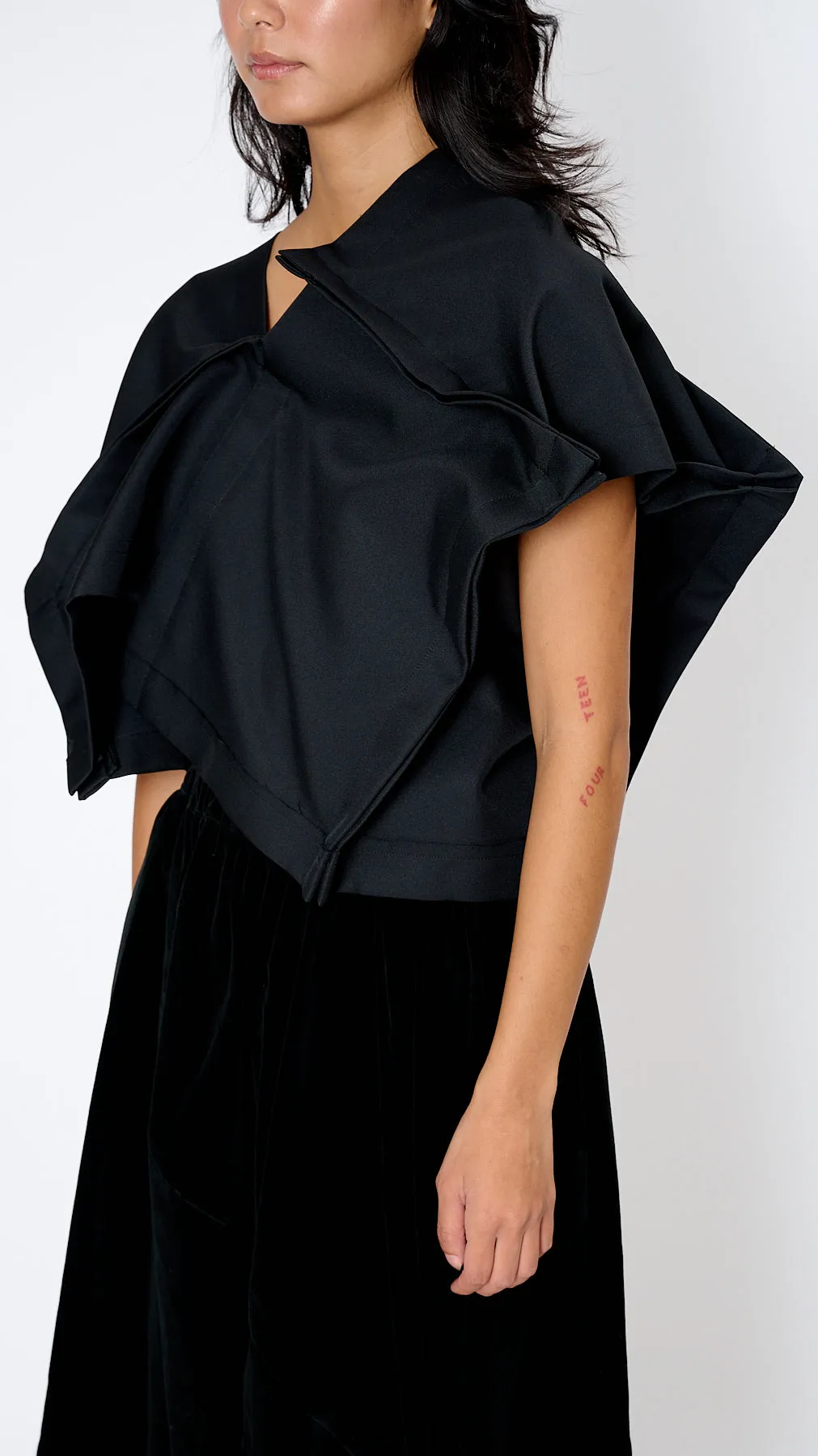 Fold Top in Black